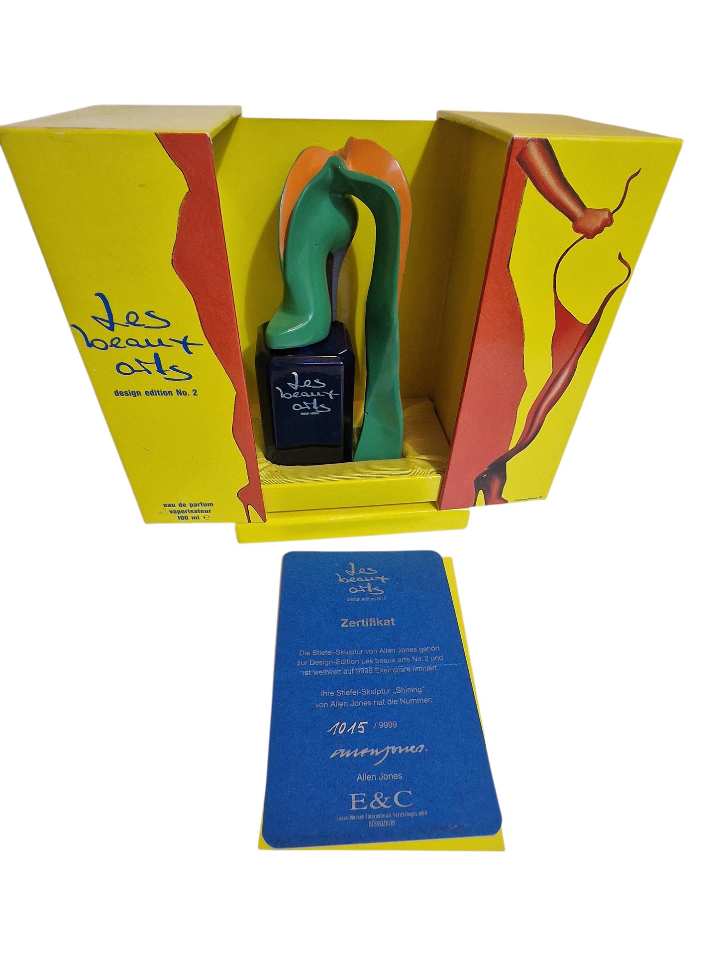 Allen Jones Les Beaux Arts Perfume Bottle - Signed Limited Edition Bronze Sculpture