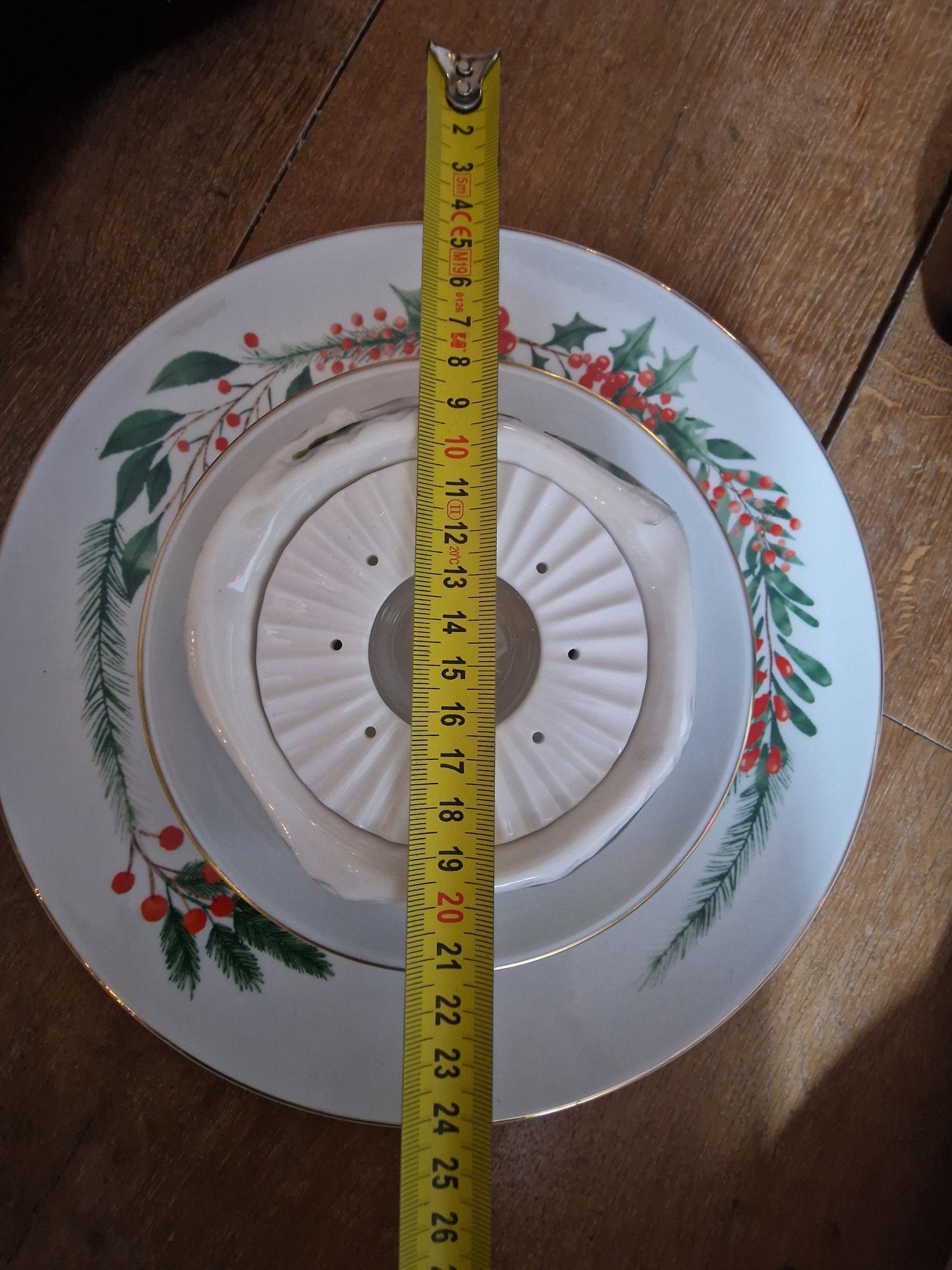 kerstservies xmas tea breakfast service vintage porcelain germany villeroy boch, ah, furstenberg bavaria
