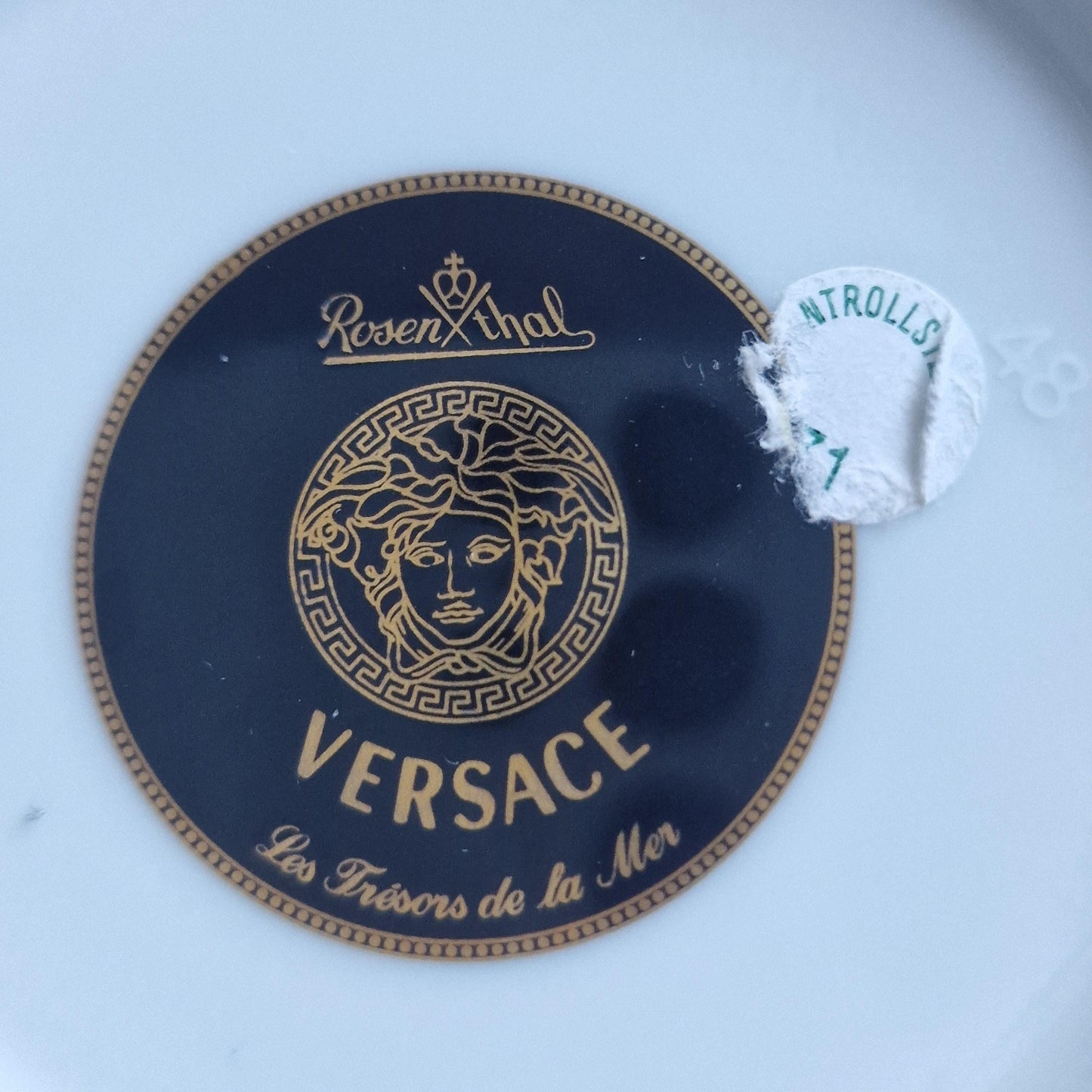 Versace x Rosenthal, Original Rosenthal for Versace porcelain tray from the iconic “Les Trésors de la Mer” collection