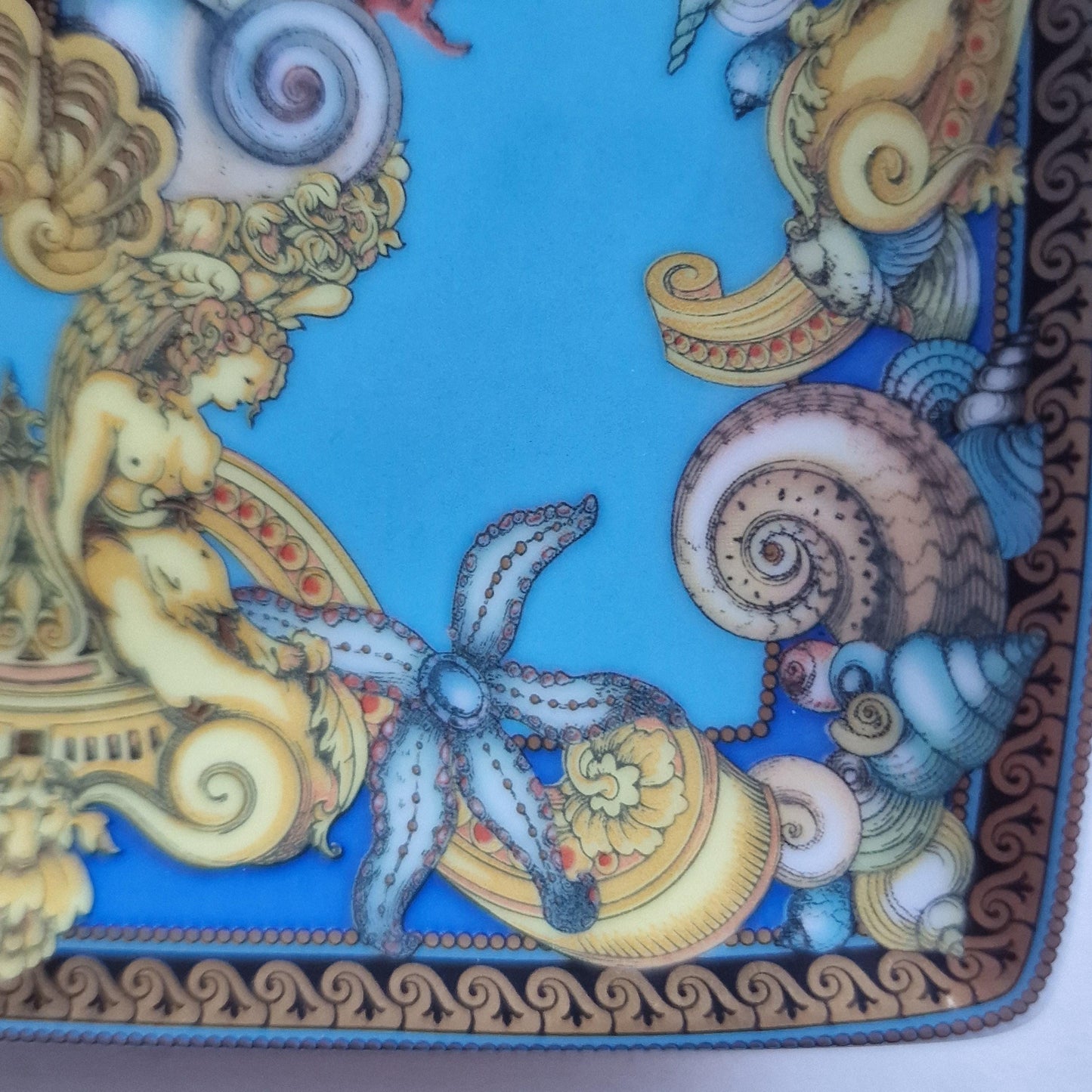 Versace x Rosenthal, Original Rosenthal for Versace porcelain tray from the iconic “Les Trésors de la Mer” collection