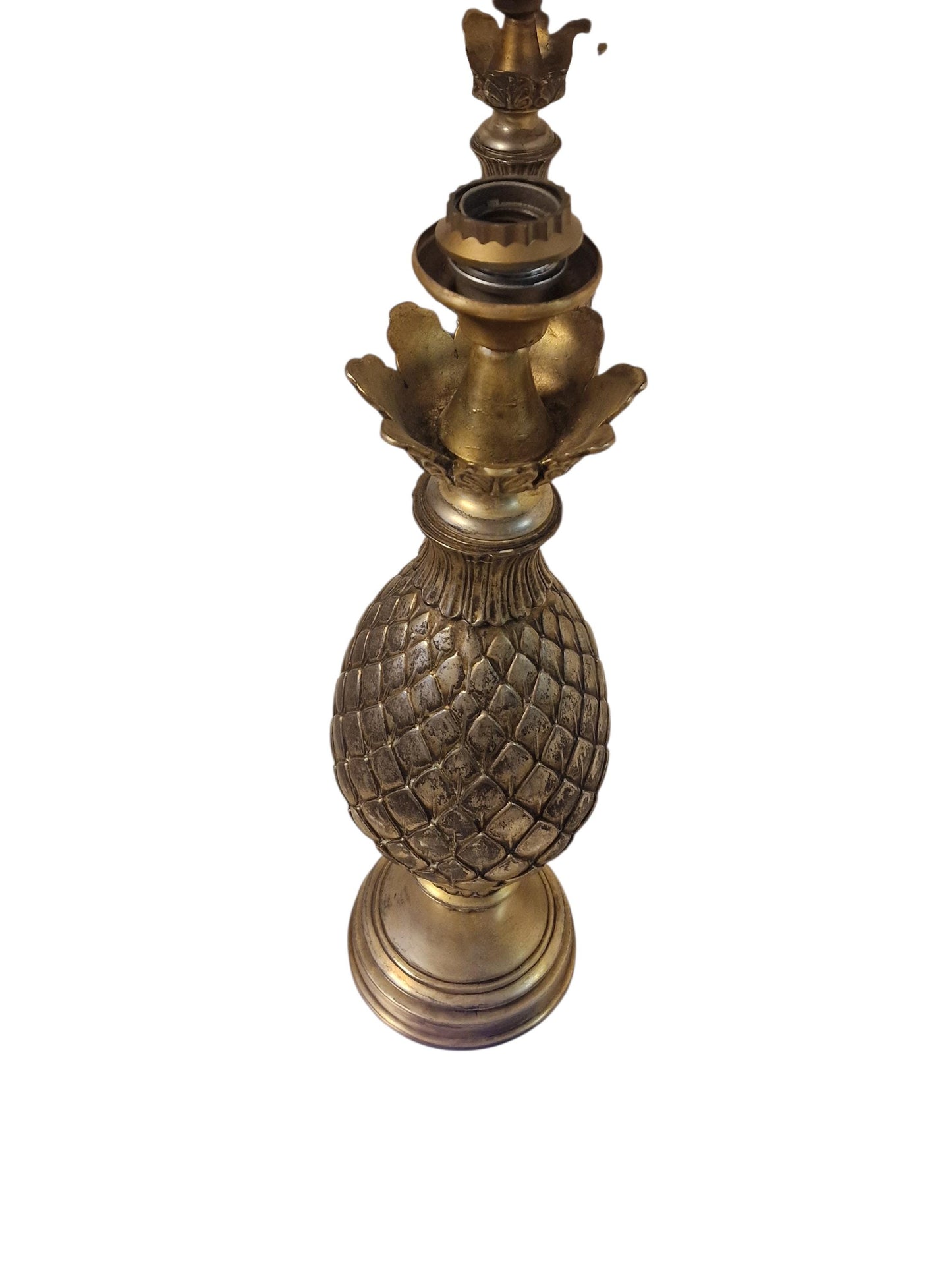 A pair of XL pineapple lamps, authentic designer table lamps. Deknudt x Loevsky & Loevsky, 1980s. Hollywood Regency Timeless Sophistication