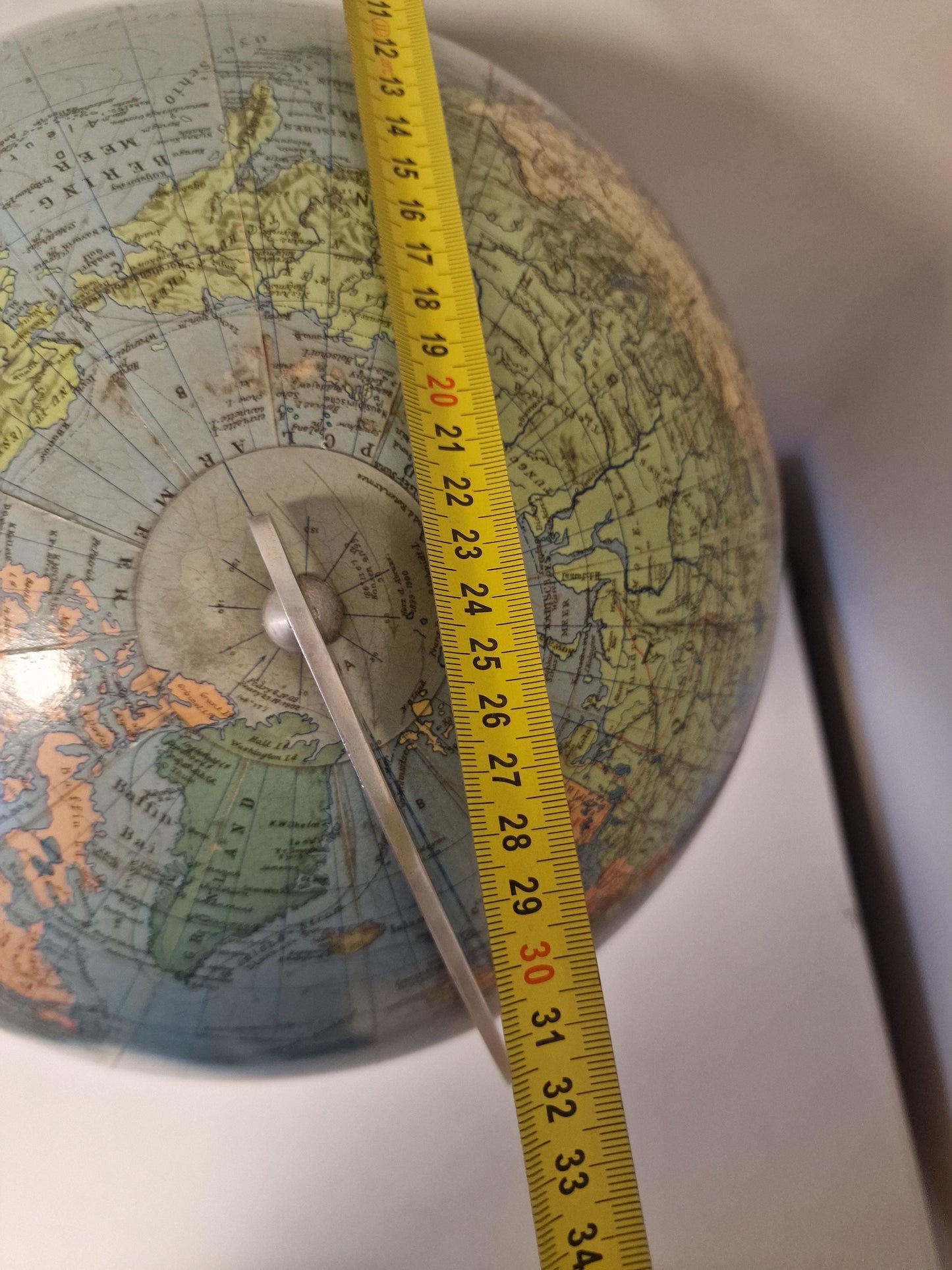 Paul Oestergaard KG - Glazen aardbol Columbus DUO Zeldzaam! Globe wereldbol earth globus