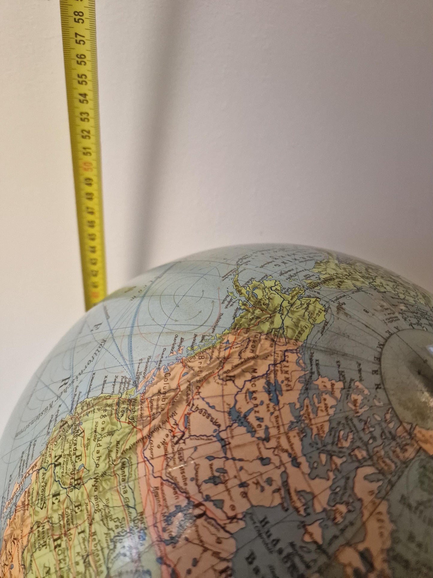 Paul Oestergaard KG - Glazen aardbol Columbus DUO Zeldzaam! Globe wereldbol earth globus