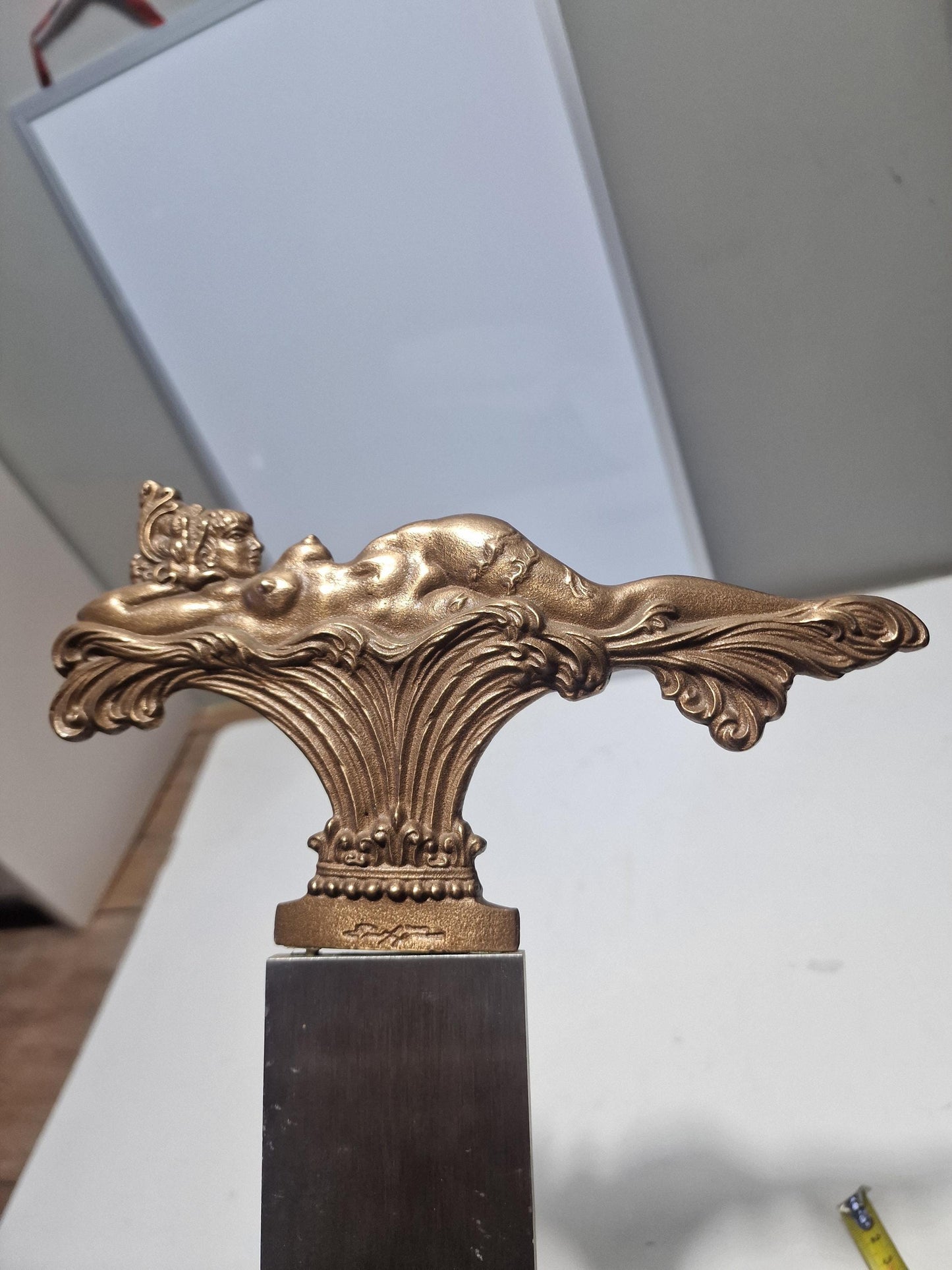 ERNST Fuchs - laying temptation, limited edition 1000 ww , sculpture vienba school of realism