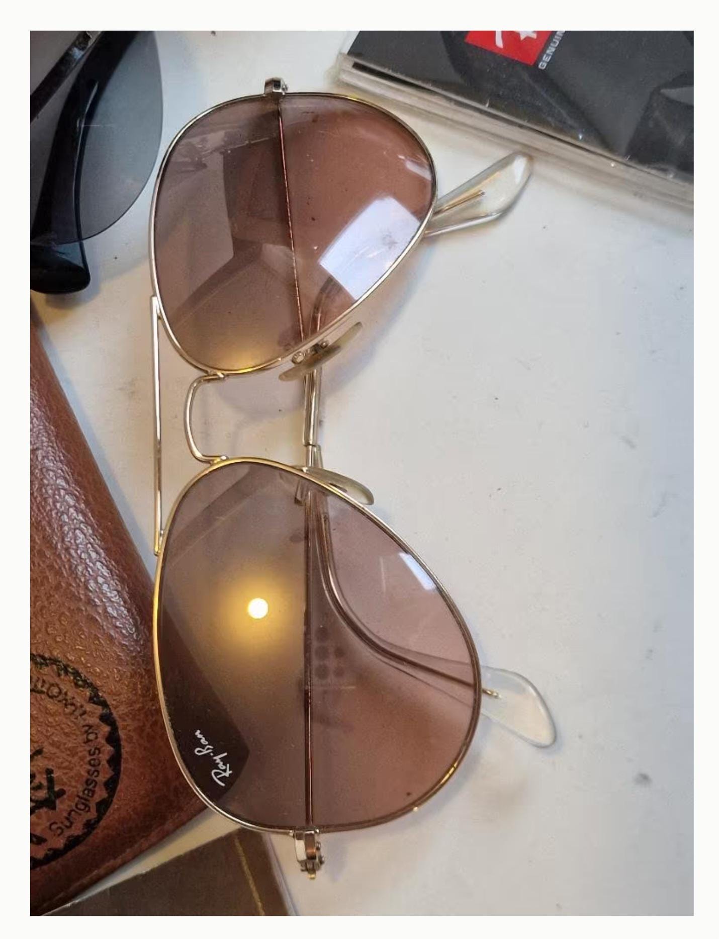 Collection of sunglasses rayban iconic pilot and wayfarer collectables vintage verzameling ray ban