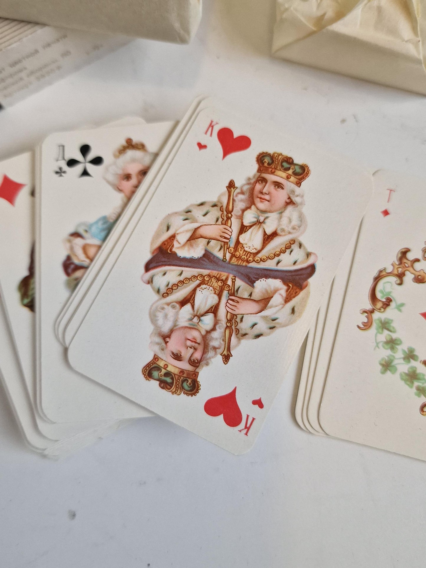 Vintage Russian Playing Cards, Unused Collectible Deck