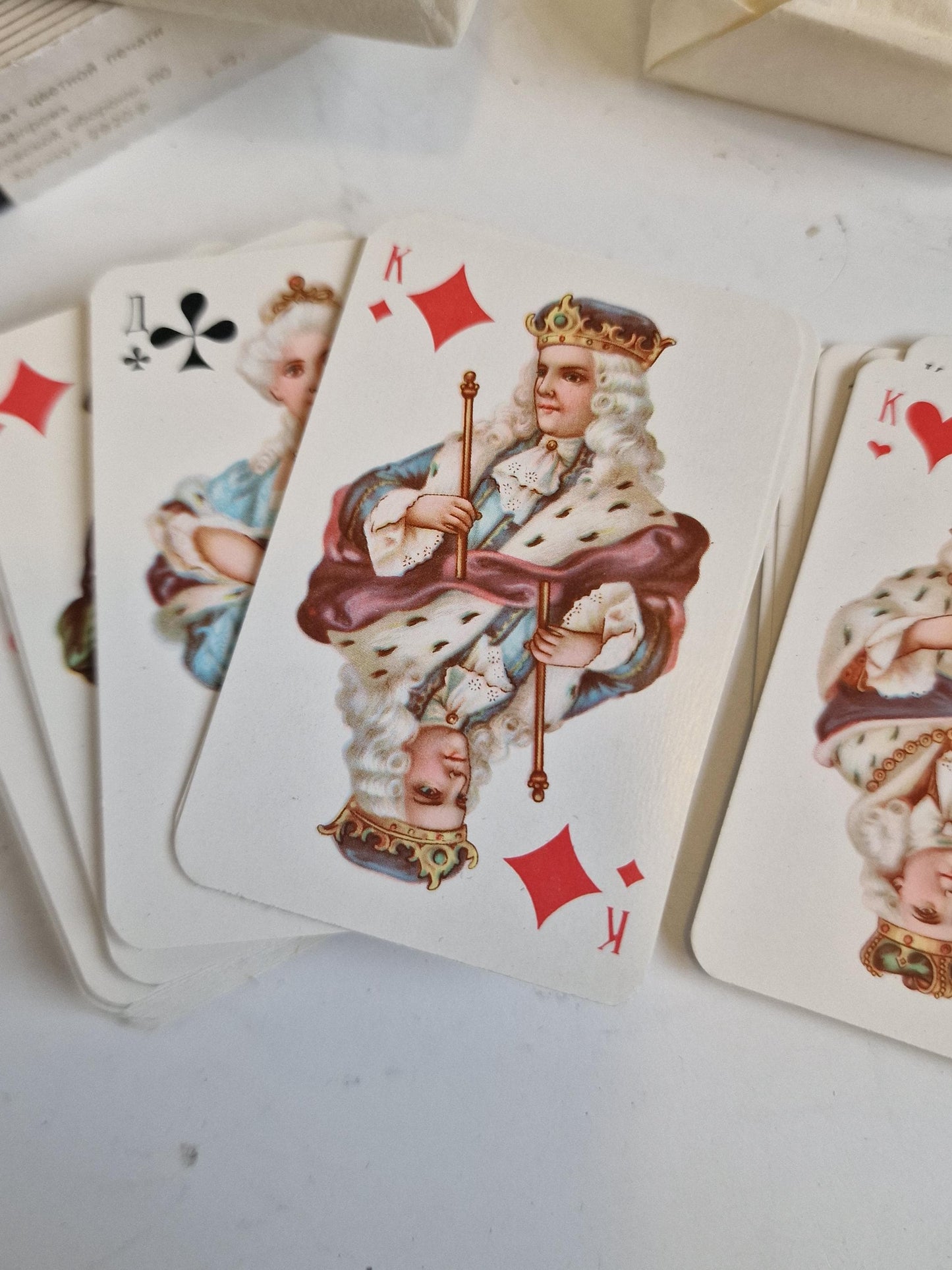 Vintage Russian Playing Cards, Unused Collectible Deck