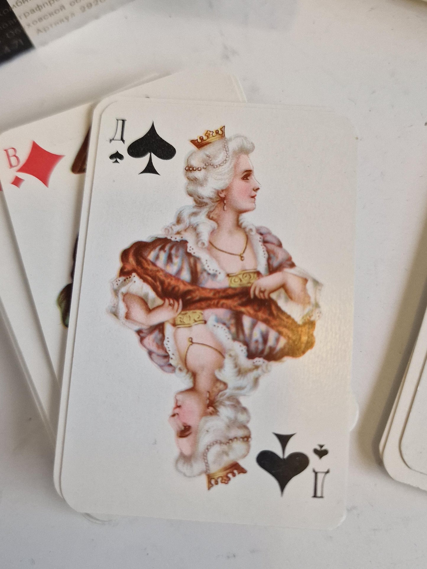 Vintage Russian Playing Cards, Unused Collectible Deck