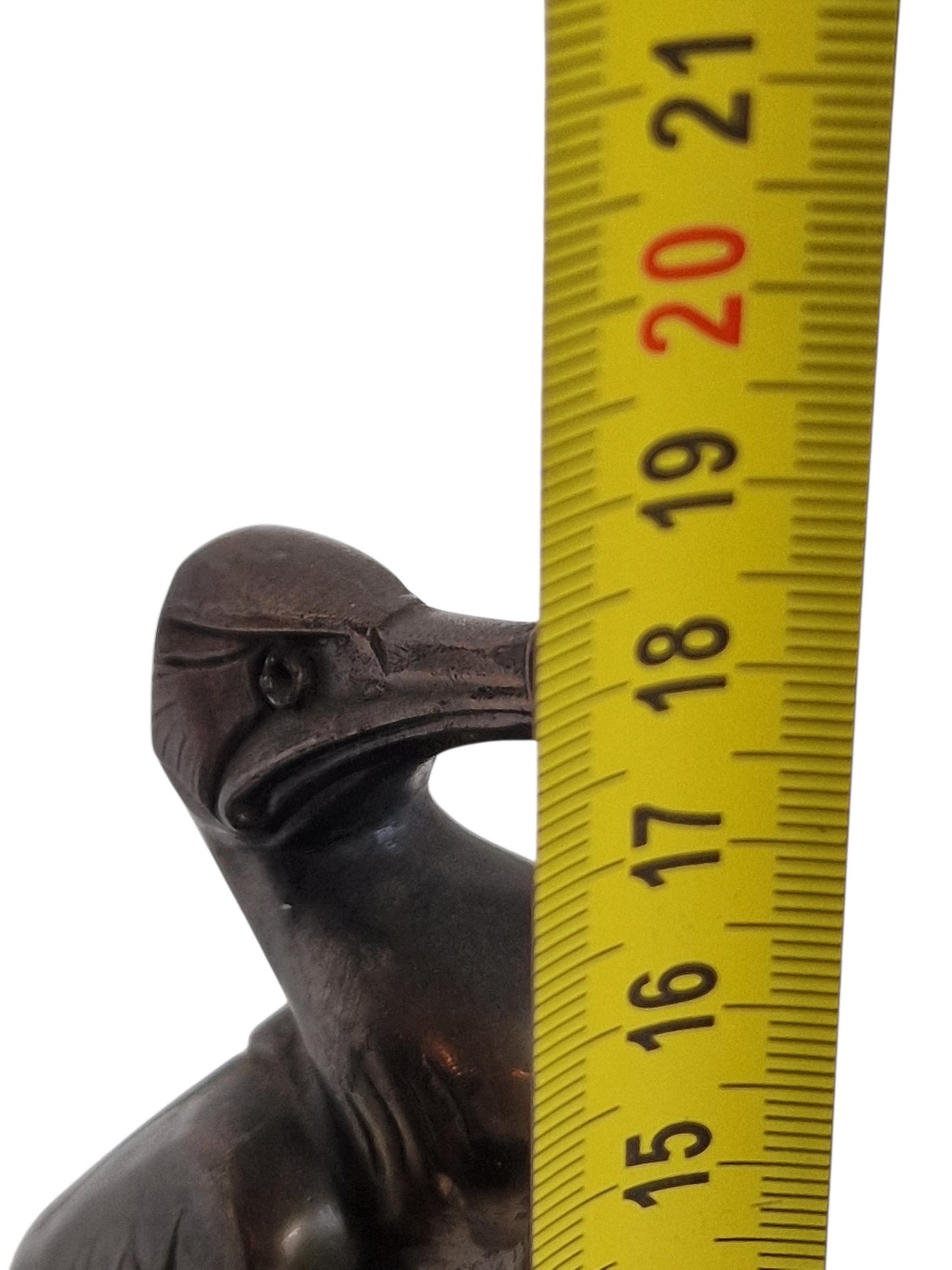 Maurice Frecourt (1890 - 1961) - Pelican. Bronze kubism french figurine antique, signed by artist