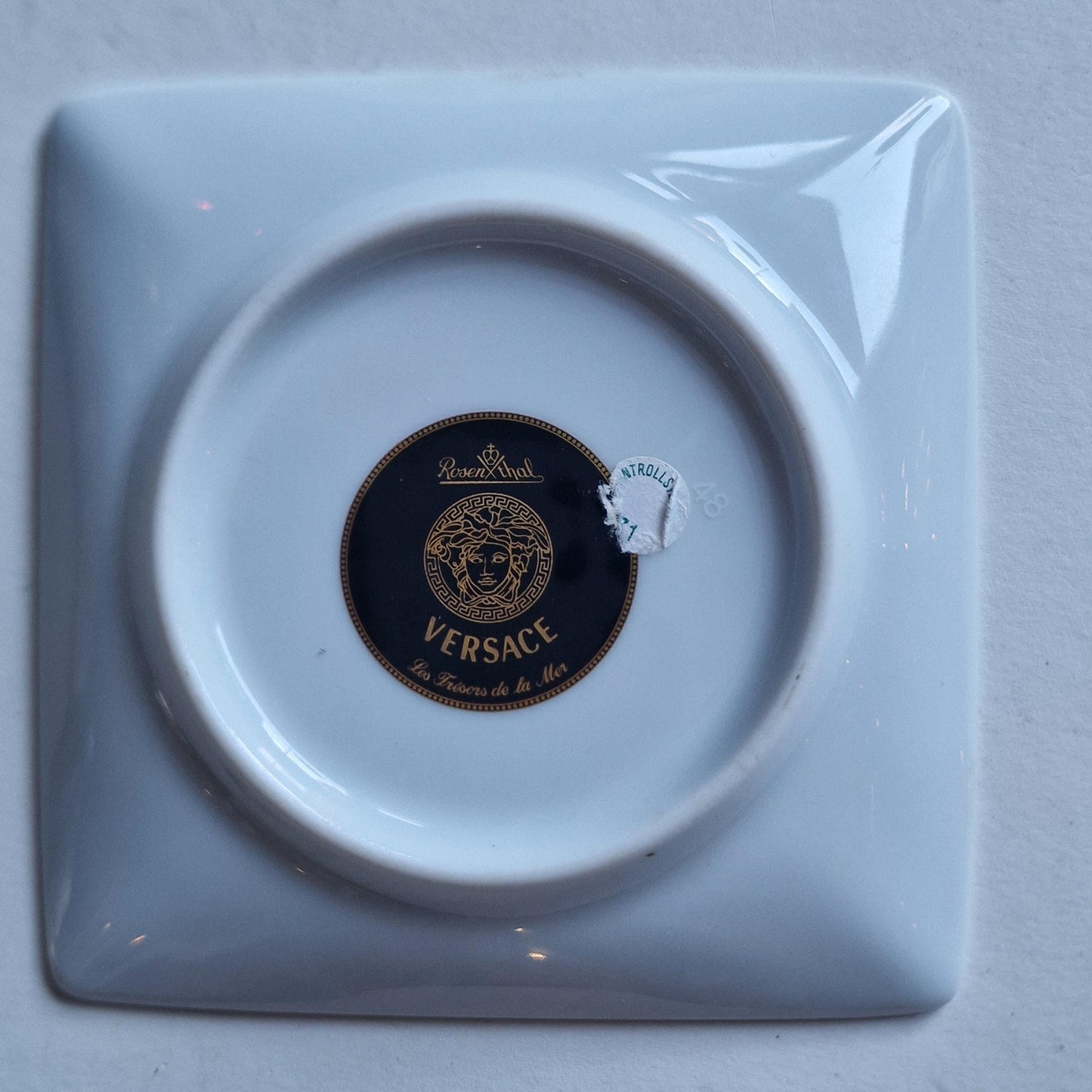 Versace x Rosenthal, Original Rosenthal for Versace porcelain tray from the iconic “Les Trésors de la Mer” collection