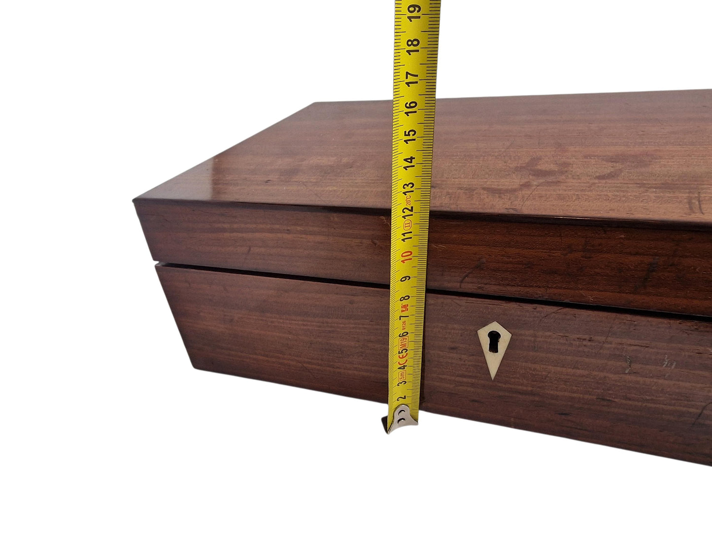 Antique Mahogany Writing Box - 19th Century English Instrument Box