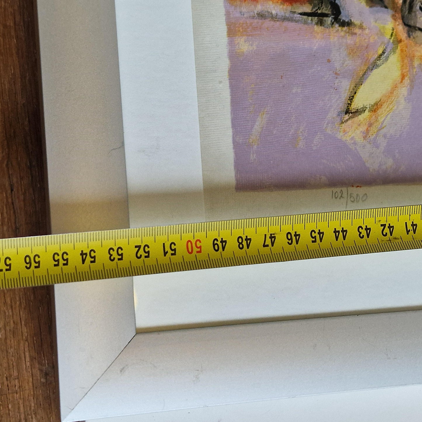Arthur Bernard Abstract Figurative Screen Print – Signed Limited Edition, Framed