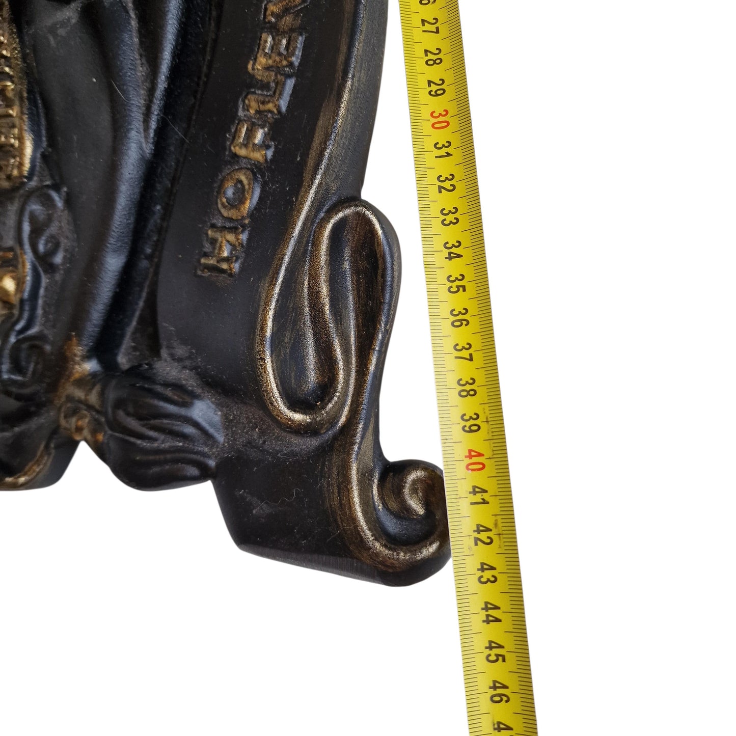 Cast Iron Flagpole Holder, Dutch Royal Coat of Arms, Architectural Detail