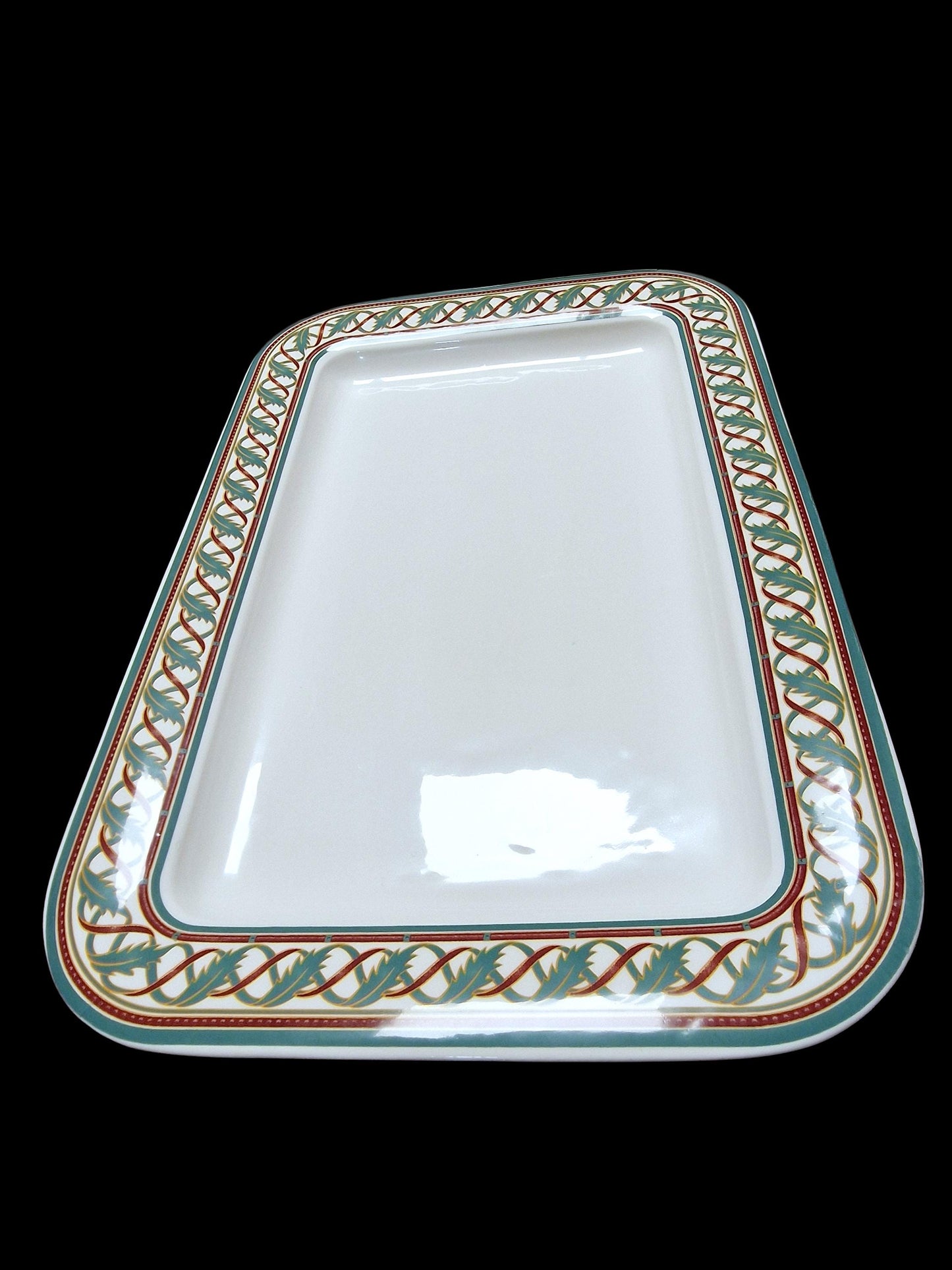 Tiffany xl xmas porcelain ceramic serving platter serveerschaal plateau christmas