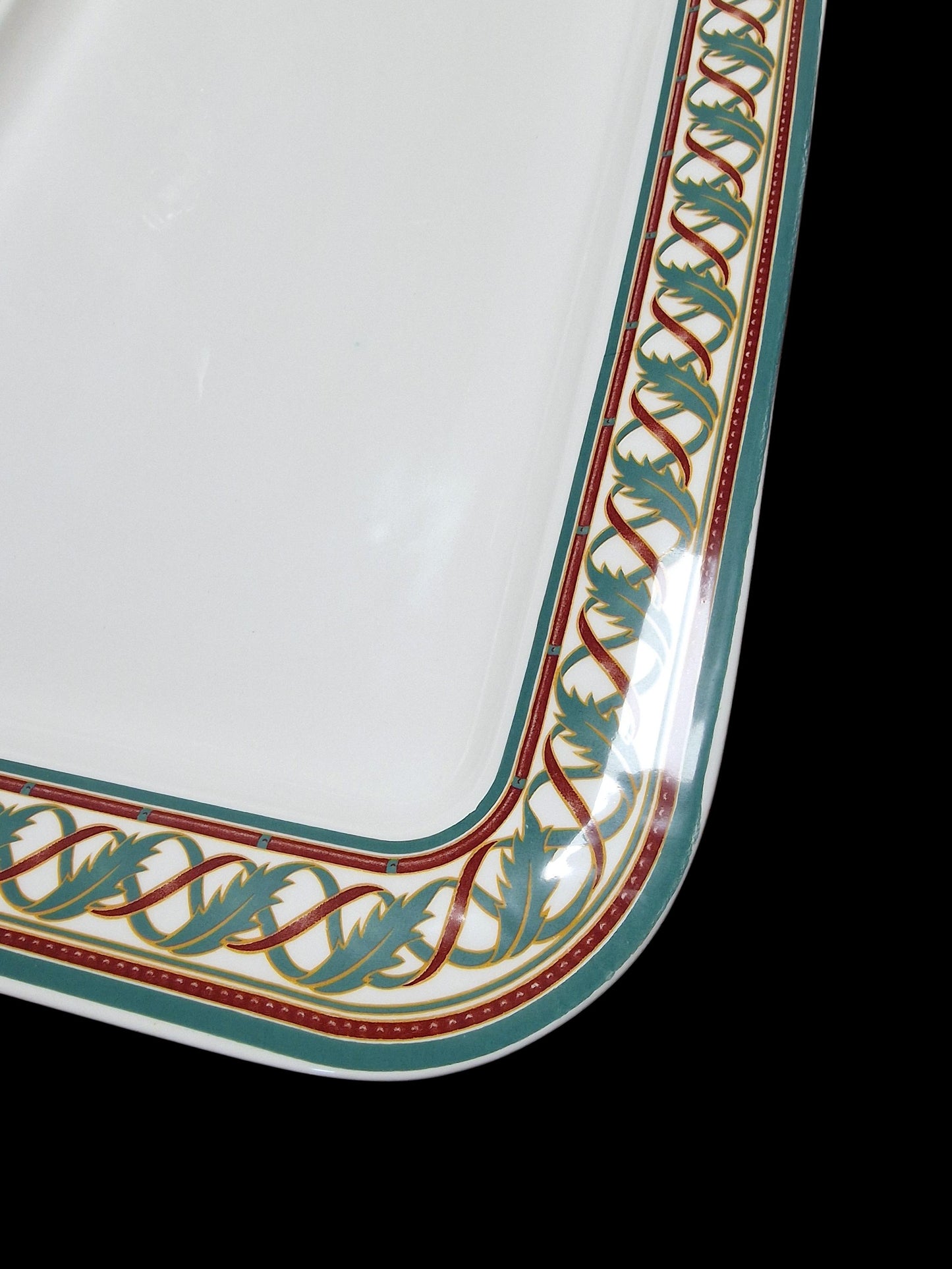 Tiffany xl xmas porcelain ceramic serving platter serveerschaal plateau christmas