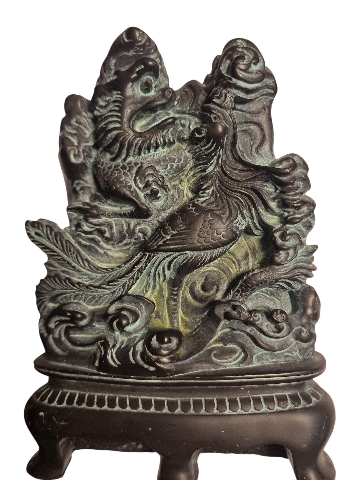 Carved Hardstone Phoenix Sculpture – China, 20th Century