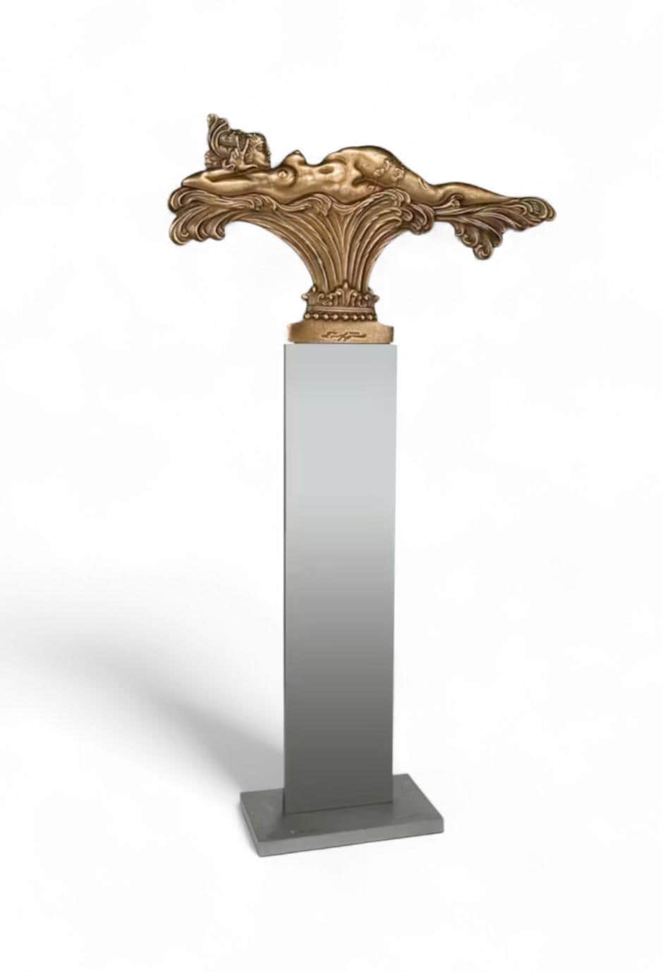 ERNST Fuchs - laying temptation, limited edition 1000 ww , sculpture vienba school of realism