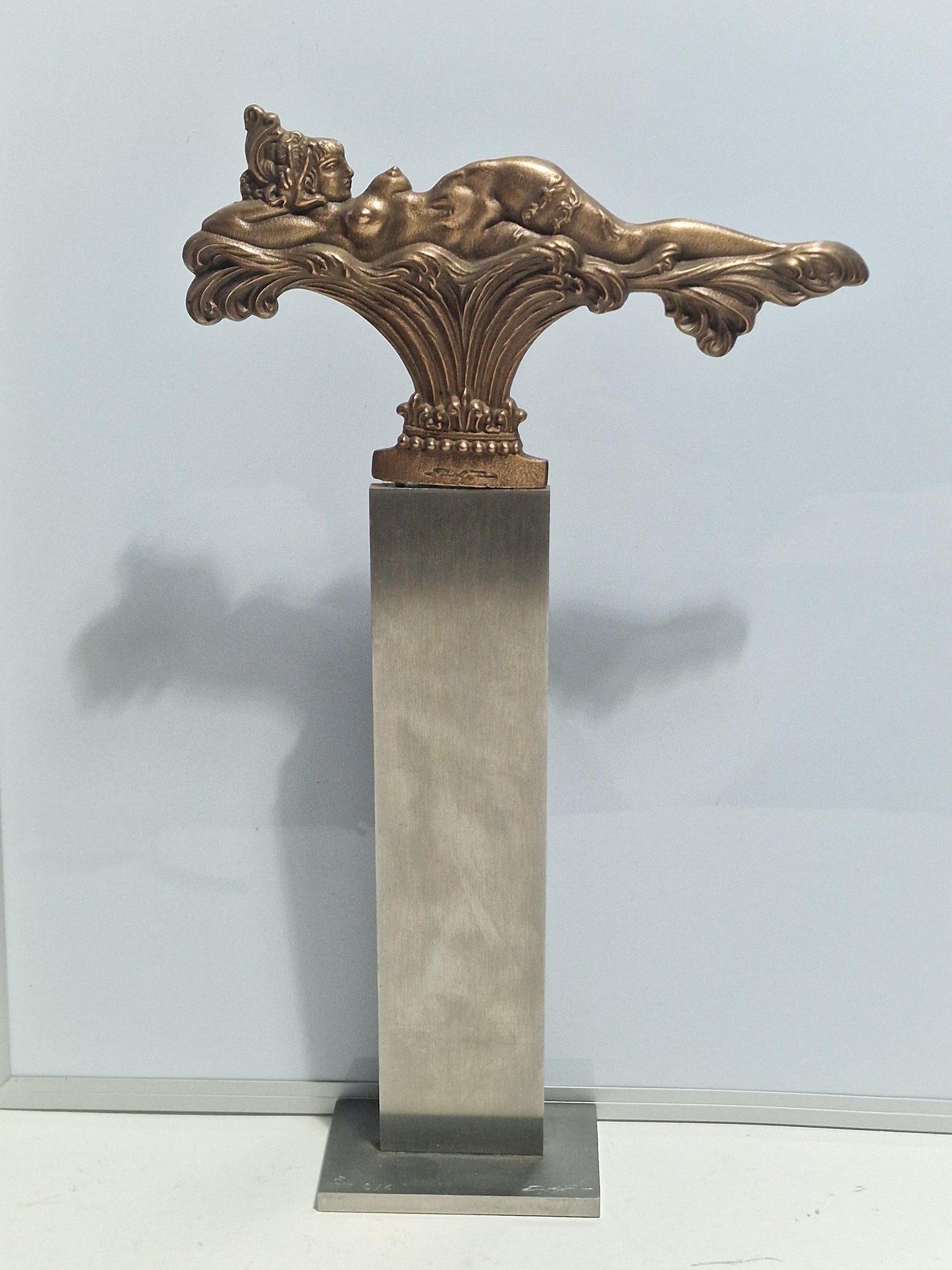 ERNST Fuchs - laying temptation, limited edition 1000 ww , sculpture vienba school of realism