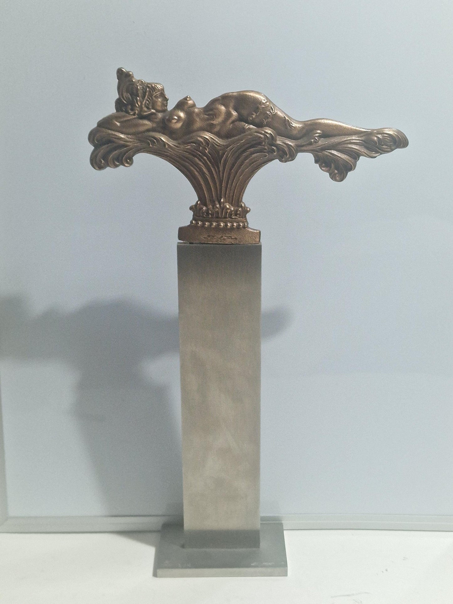 ERNST Fuchs - laying temptation, limited edition 1000 ww , sculpture vienba school of realism