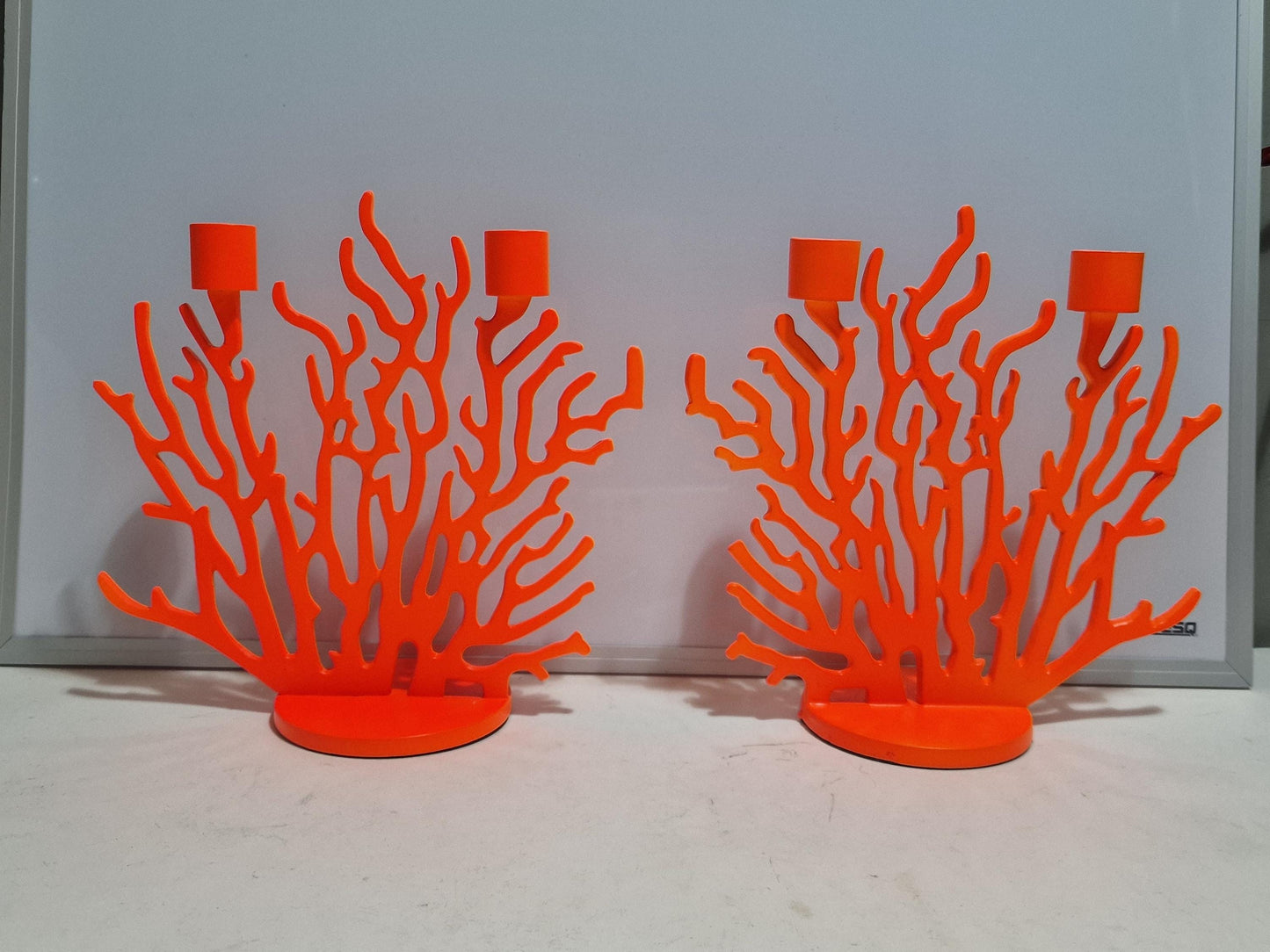 Driade Kosmo Coral Candlestick Set, Vittorio Locatelli Design, Unused in Box
