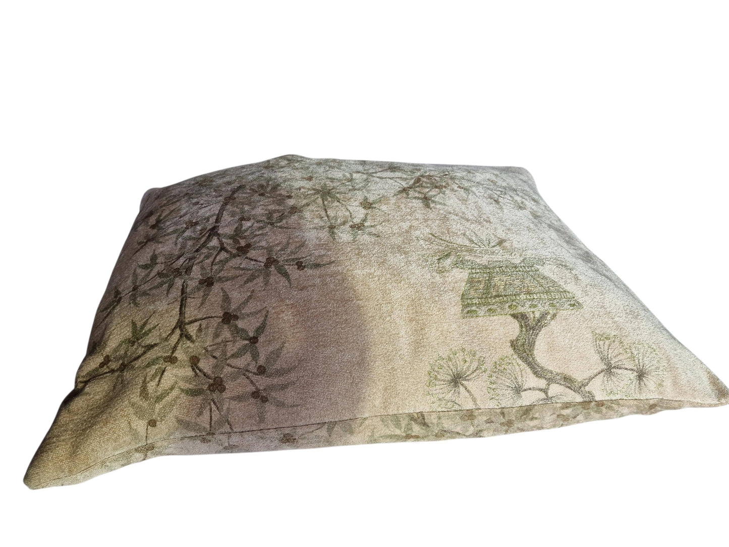 A set of 2 opulent victorian cushions, Sierkussens, filled feather, vintage cushion pillow gobelin