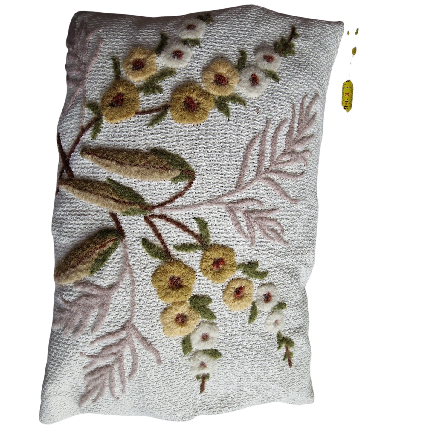 Vintage Scandinavian Embroidered Cushion Set, Folk Style Pillows