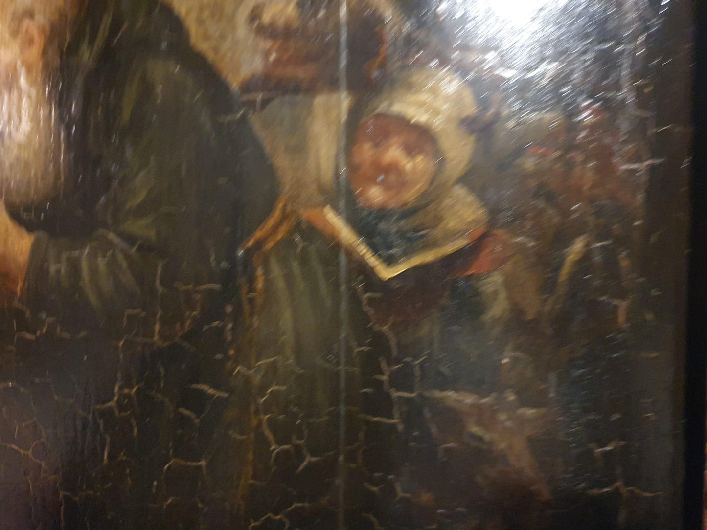 17th Century Dutch Vanitas Oil Painting, Praying Clergyman, Skull