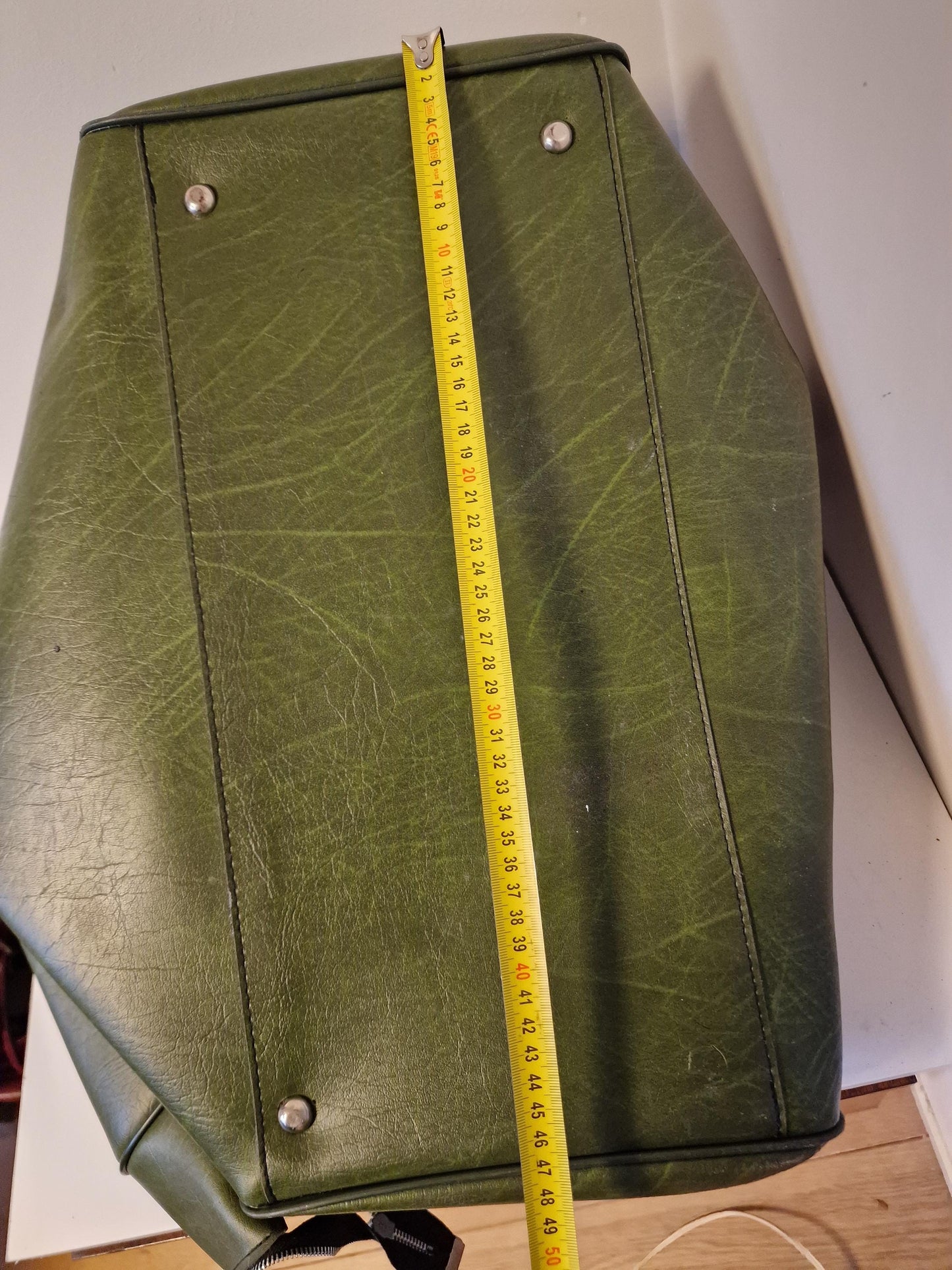 dokterstas antiek leren tas, british racing green leather 'doctor' bag