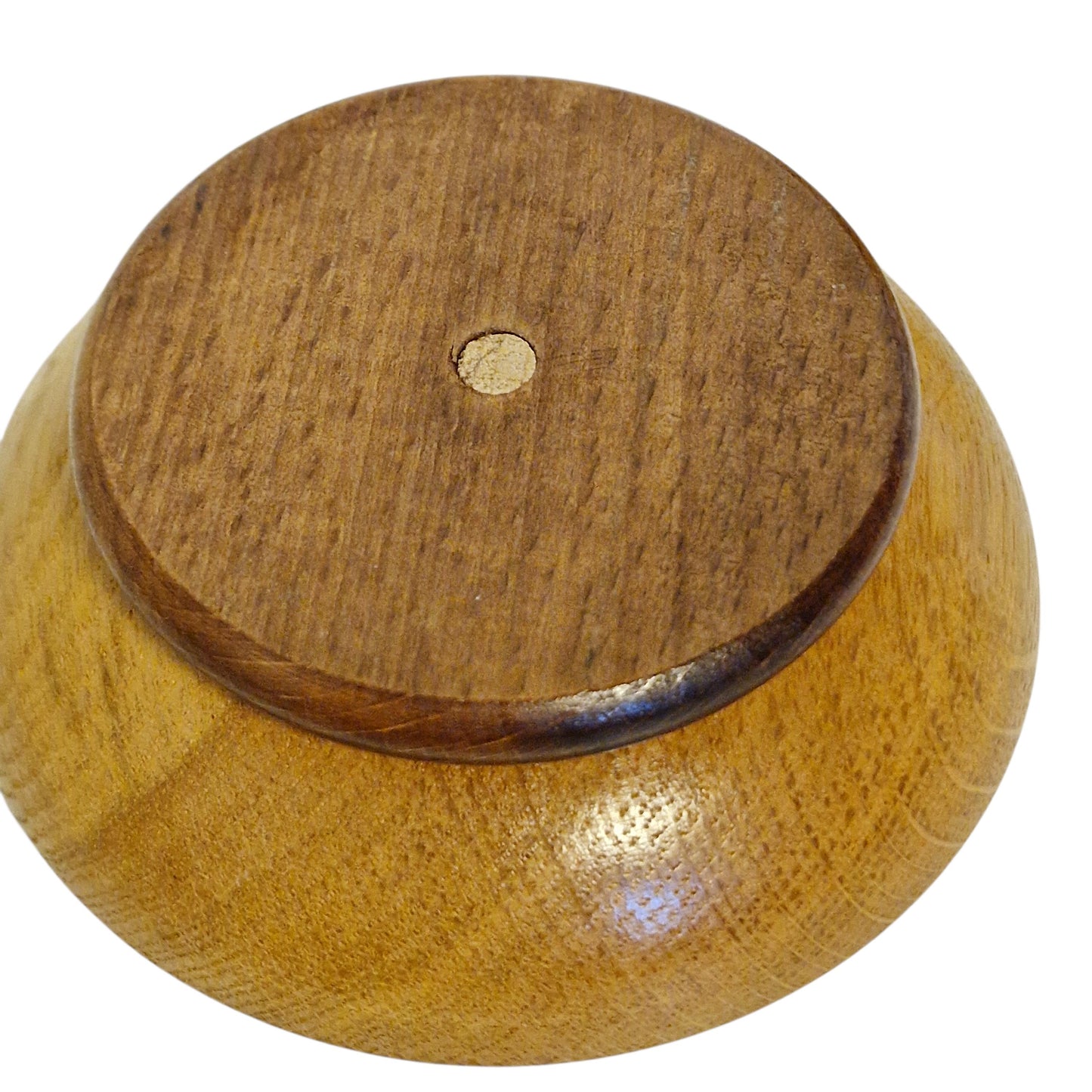 Antique Erzgebirge lidded jar, Wood, moor pipe smoking boy, Hand-made Decor (1920s) tobacco trinket deco old antique