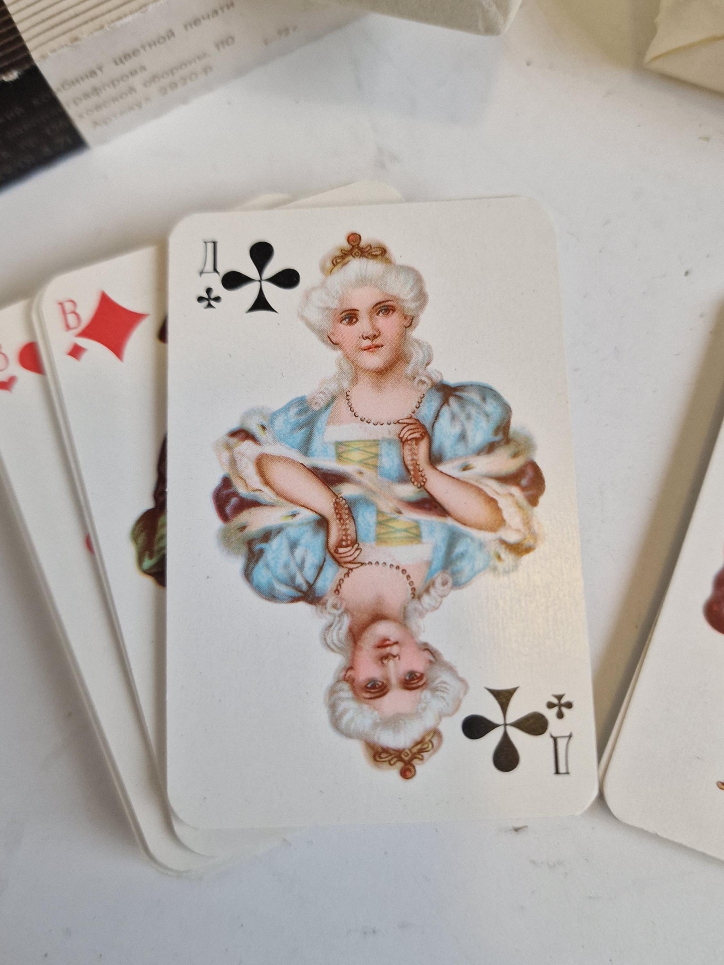 Vintage Russian Playing Cards, Unused Collectible Deck