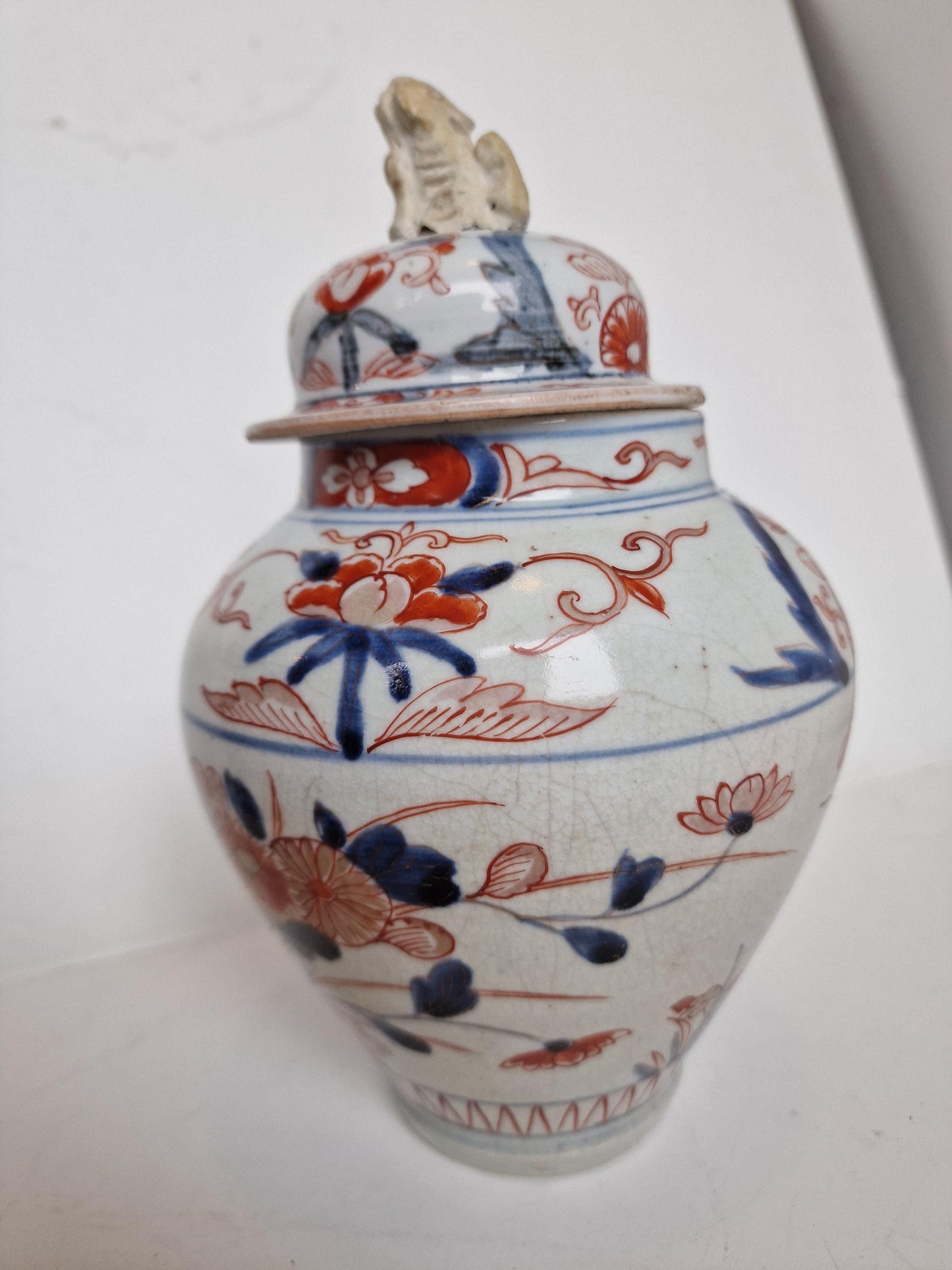 Japanese Imari Covered Jar arita kilns, Japan, early 18th century (c. 1700–1730)