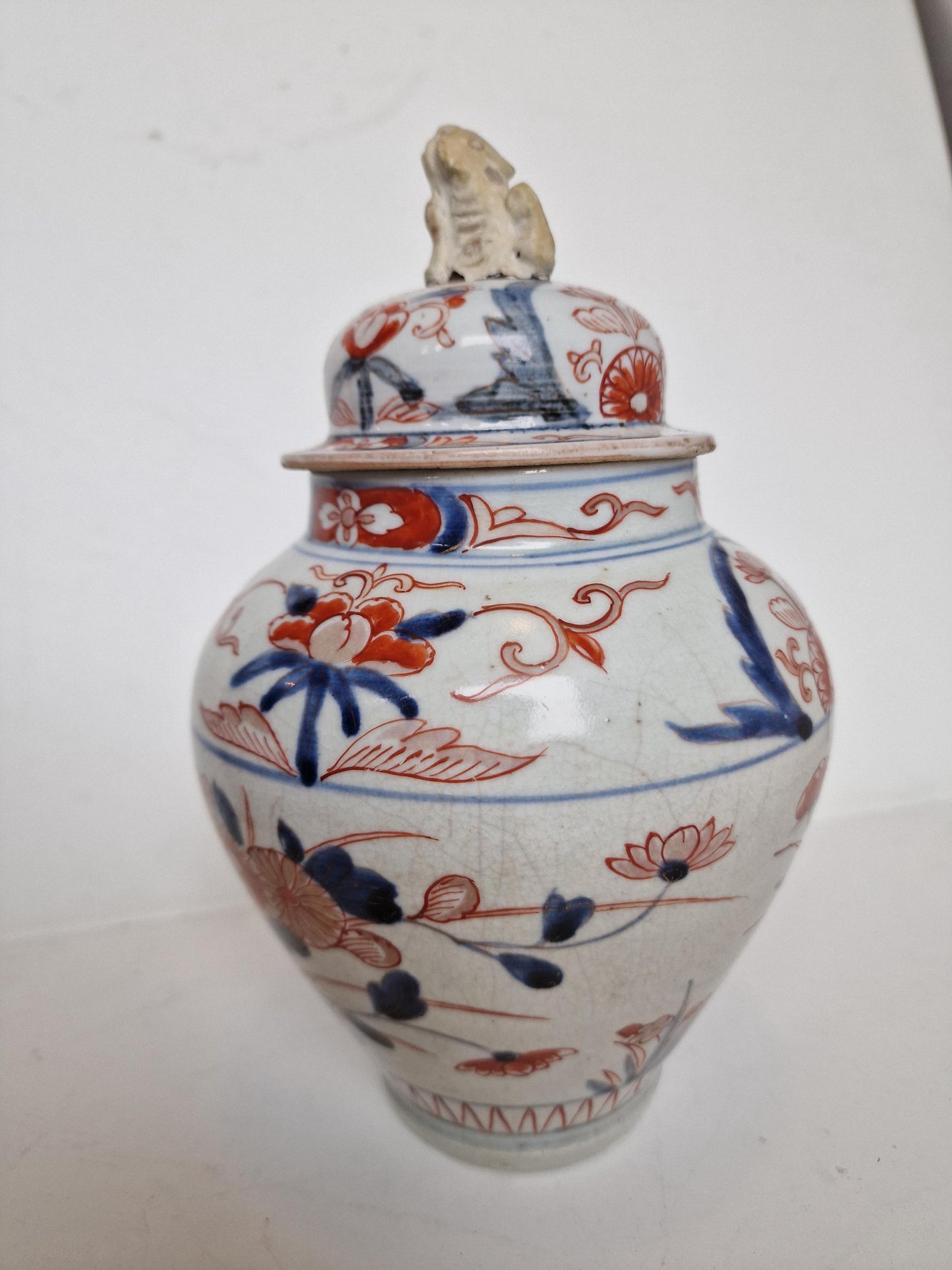 Japanese Imari Covered Jar arita kilns, Japan, early 18th century (c. 1700–1730)