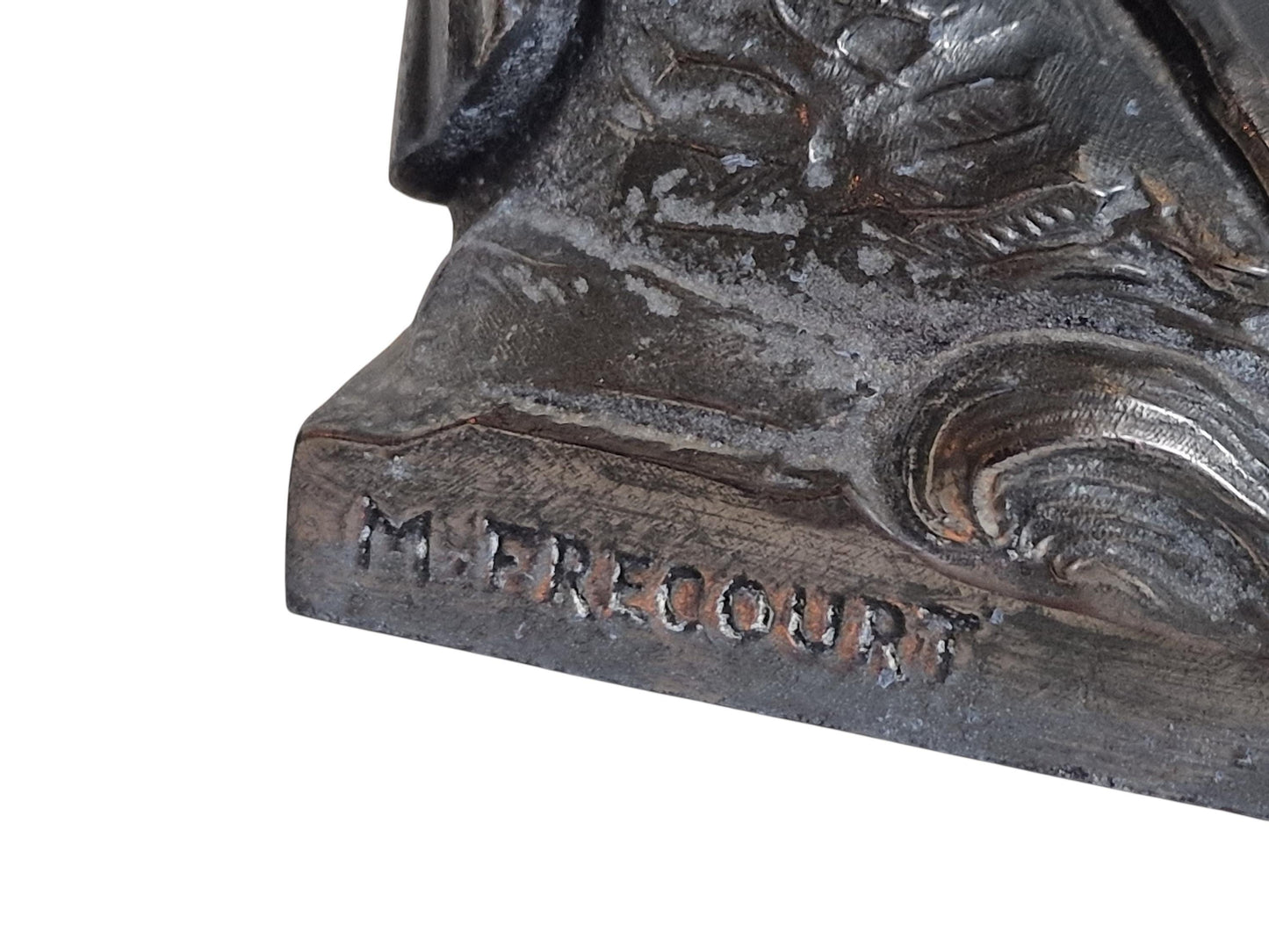 Maurice Frecourt (1890 - 1961) - Pelican. Bronze kubism french figurine antique, signed by artist