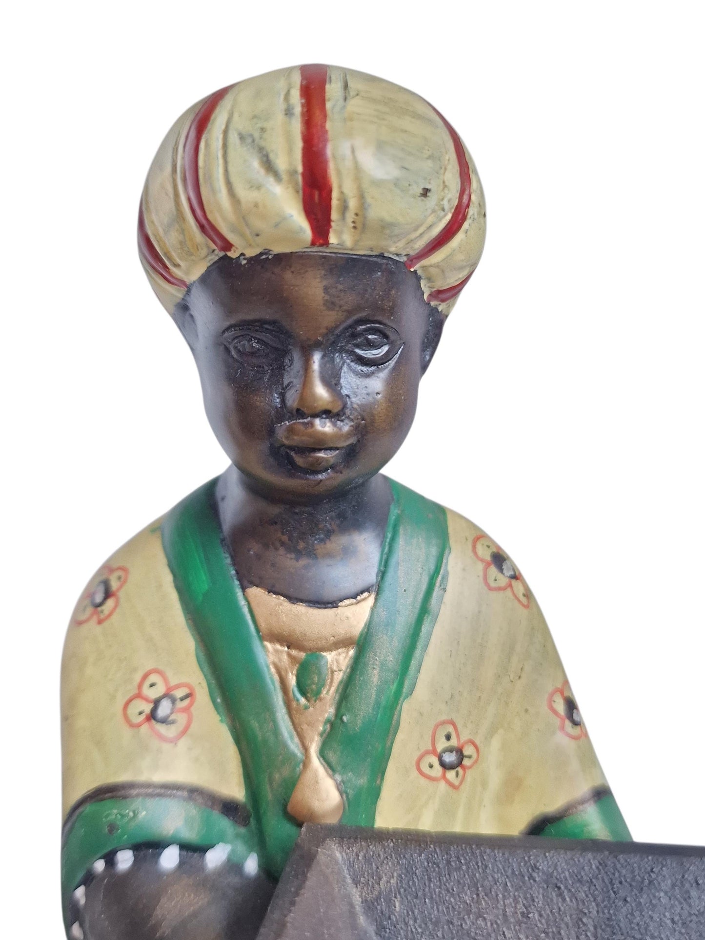 Cold painted bronze, Belle Epoque, Orientalist, moor, figurines or bookends