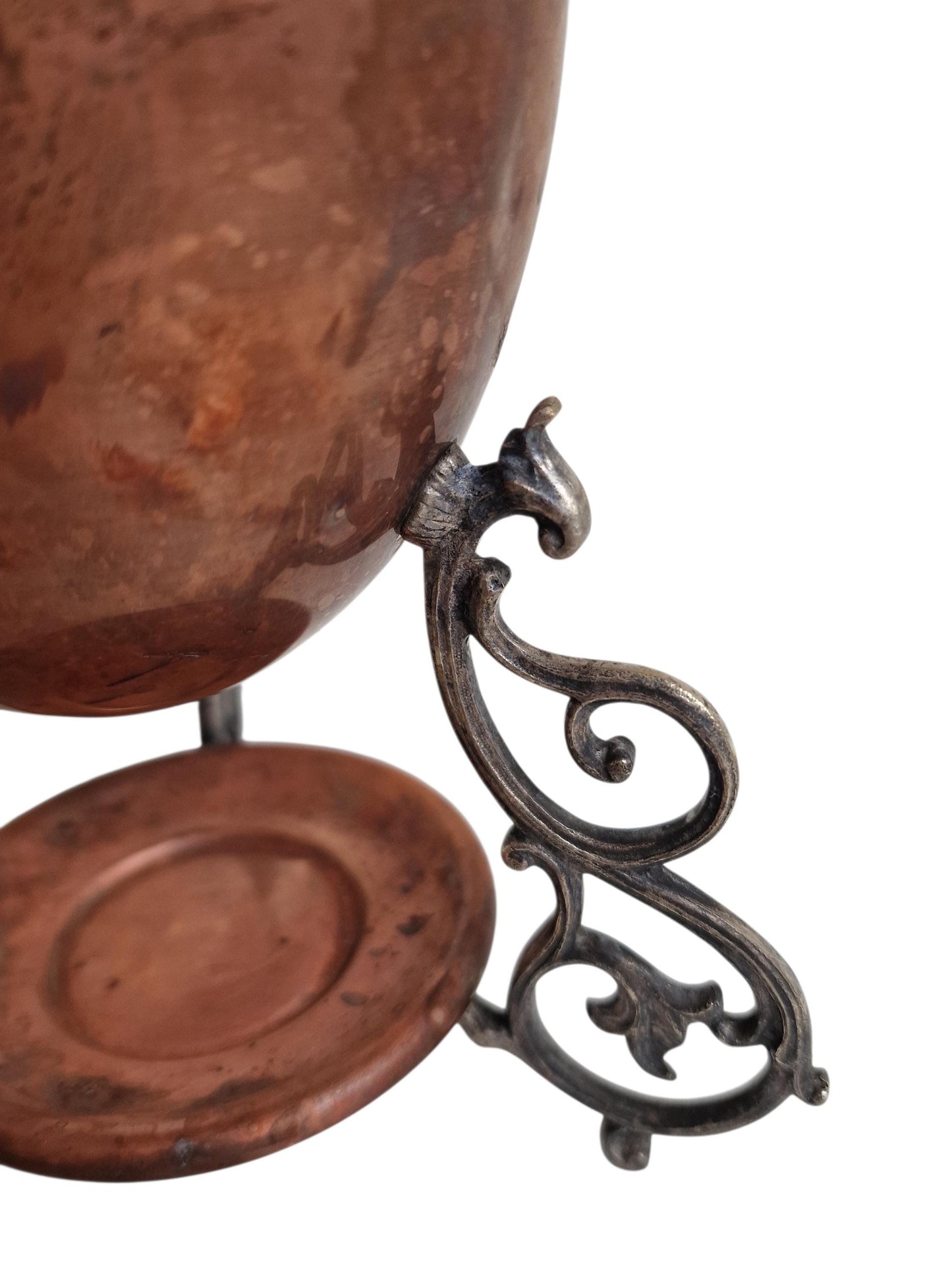 Egg warmer art nouveau copper table server keep warm eggs with tealight waxine
