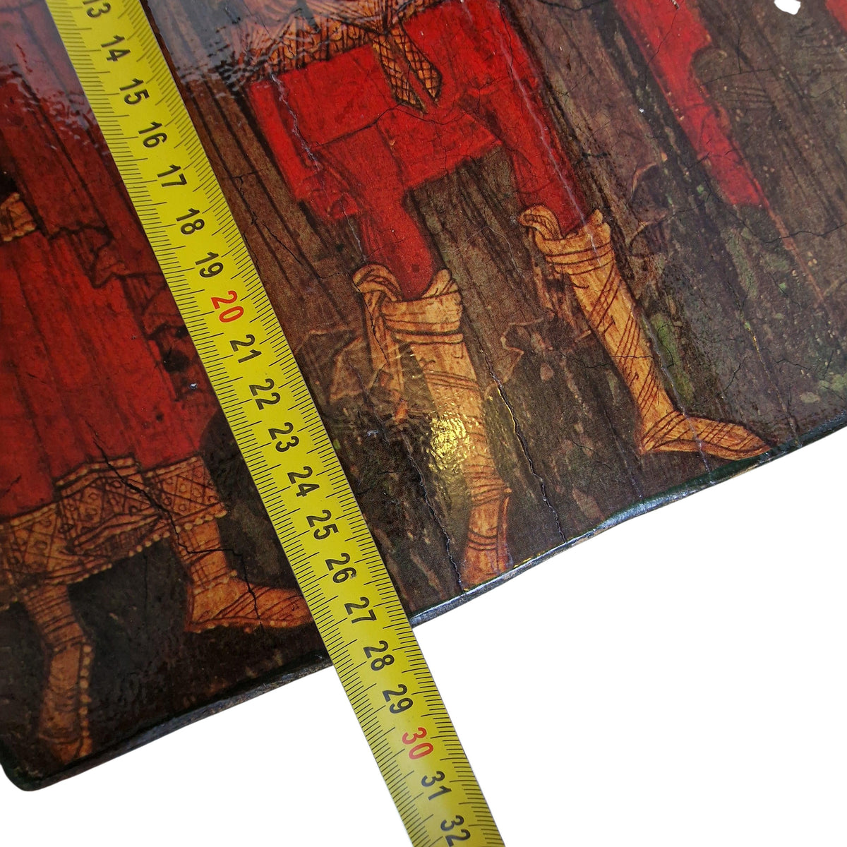 17th Century Romanian Orthodox Icon, Saints Cyros, Prokoulos & Paraskeva