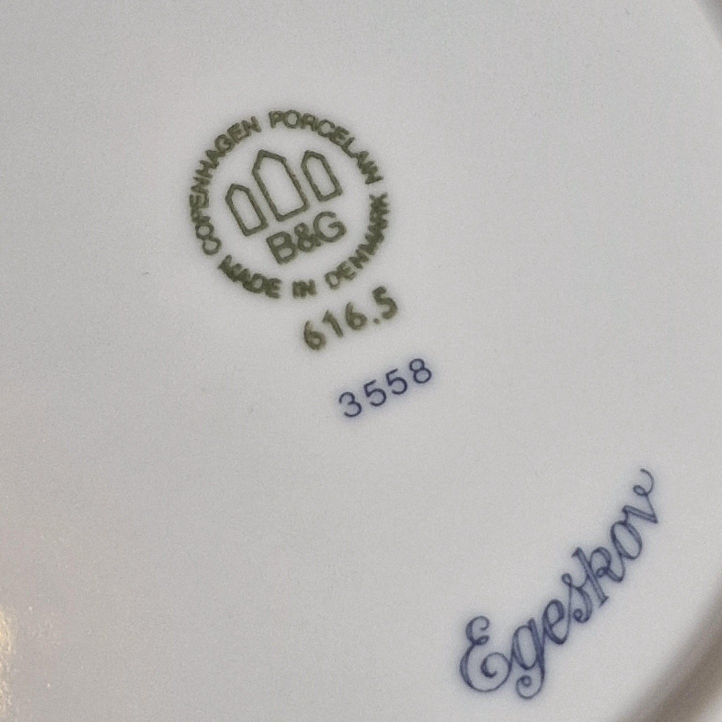 Bing & Grondahl Porcelain Tea Set, Royal Copenhagen Egeskov Roskilde