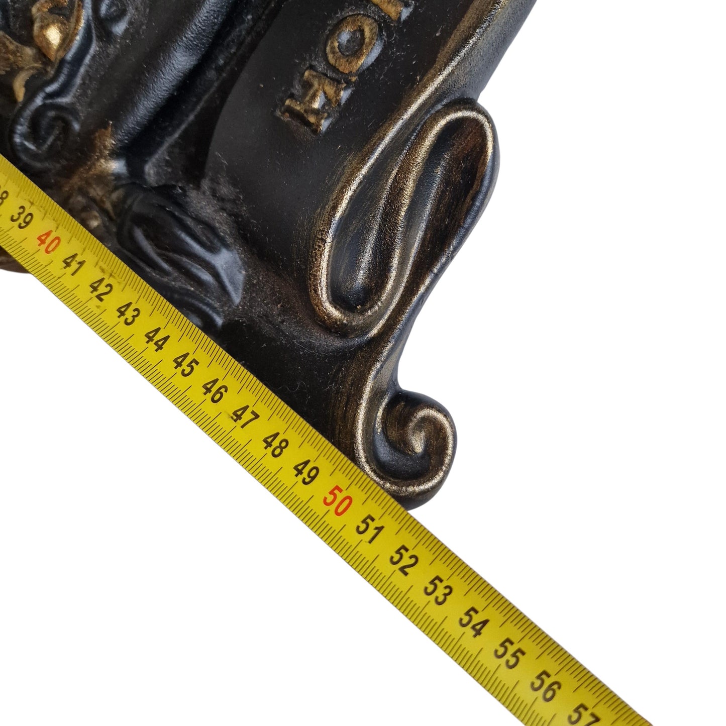 Cast Iron Flagpole Holder, Dutch Royal Coat of Arms, Architectural Detail