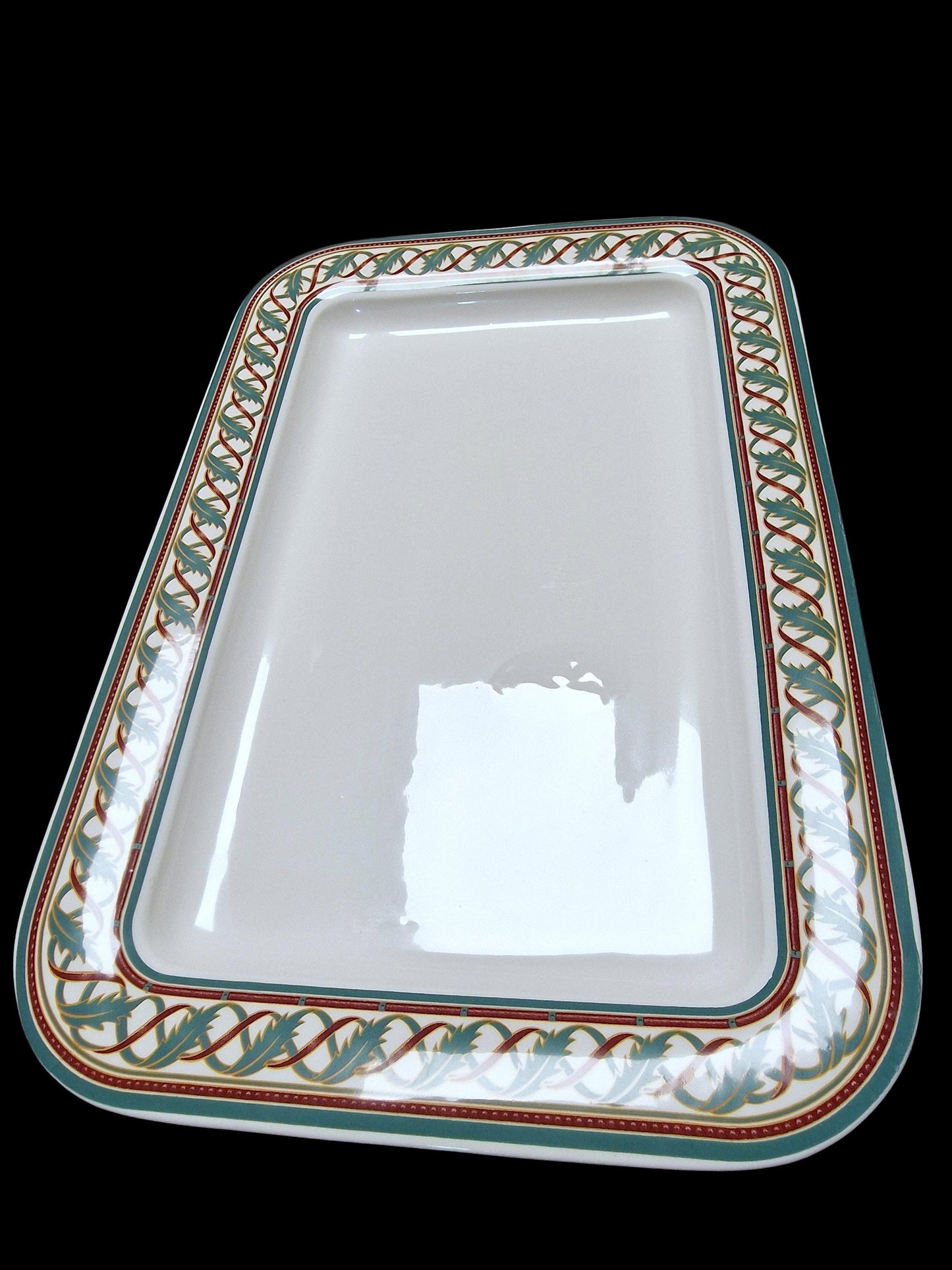 Tiffany xl xmas porcelain ceramic serving platter serveerschaal plateau christmas
