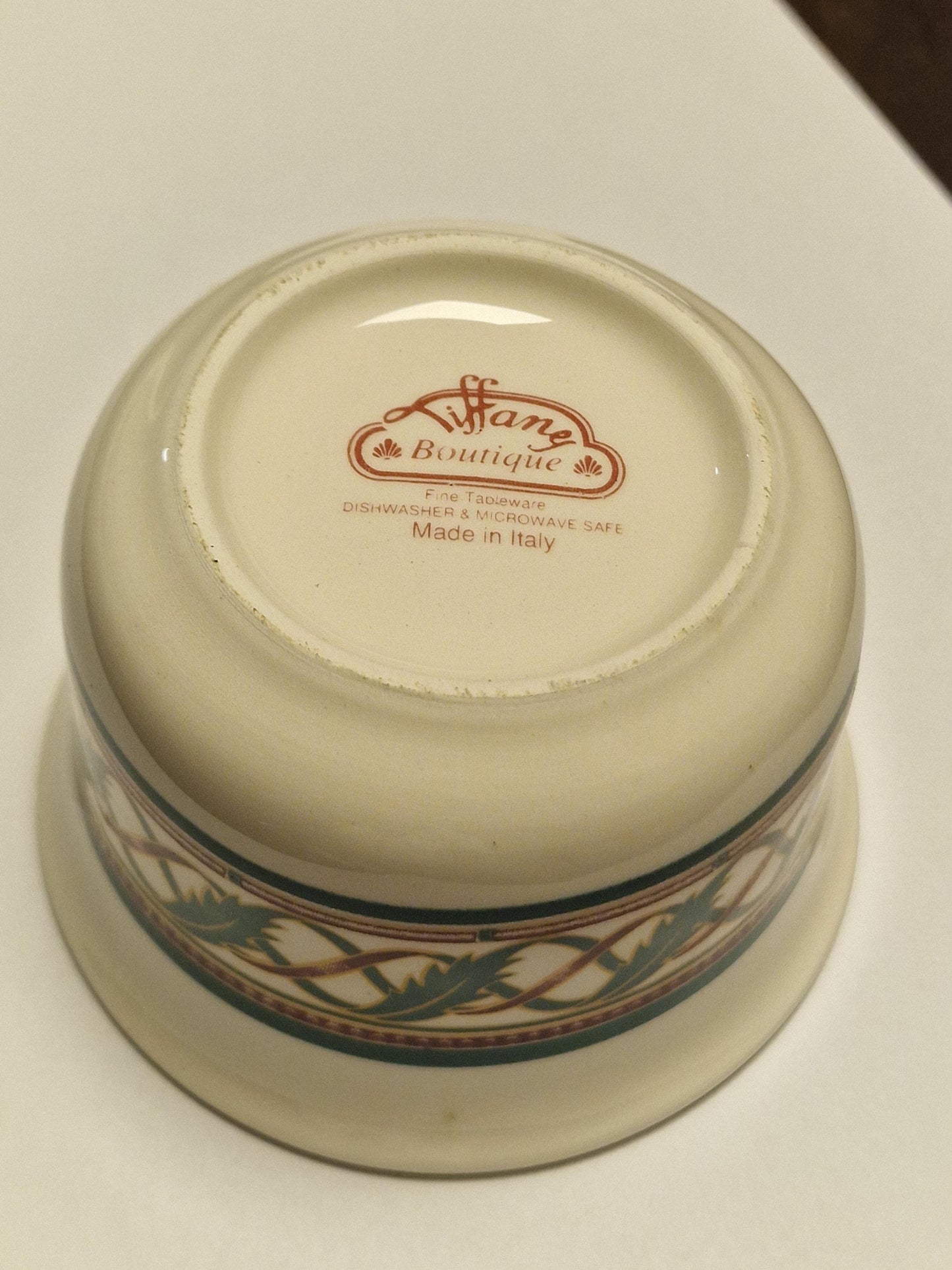 Tiffany xl xmas porcelain ceramic serving bowl christmas