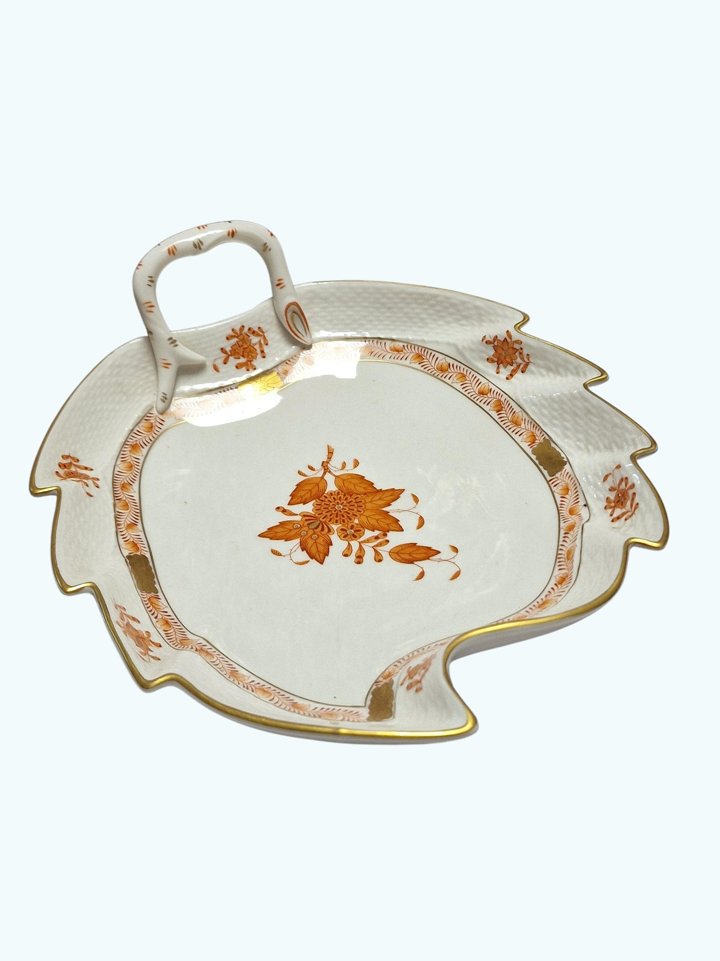 Apponyi red  Herend Hungary serving bowl