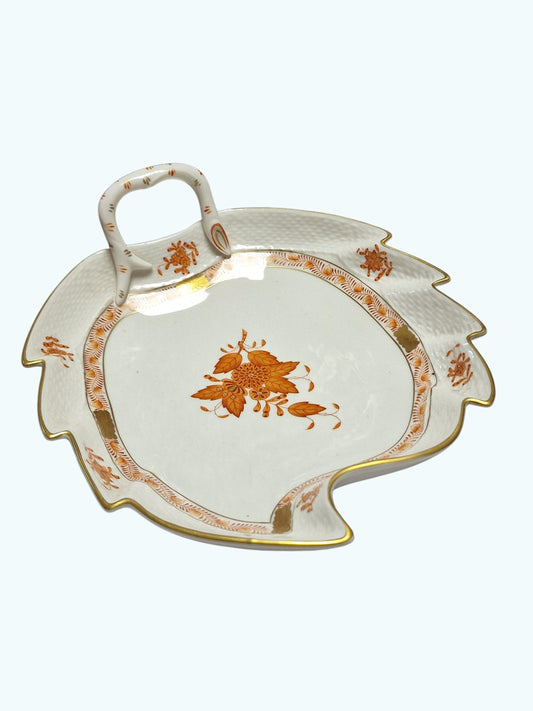 Apponyi red  Herend Hungary serving bowl