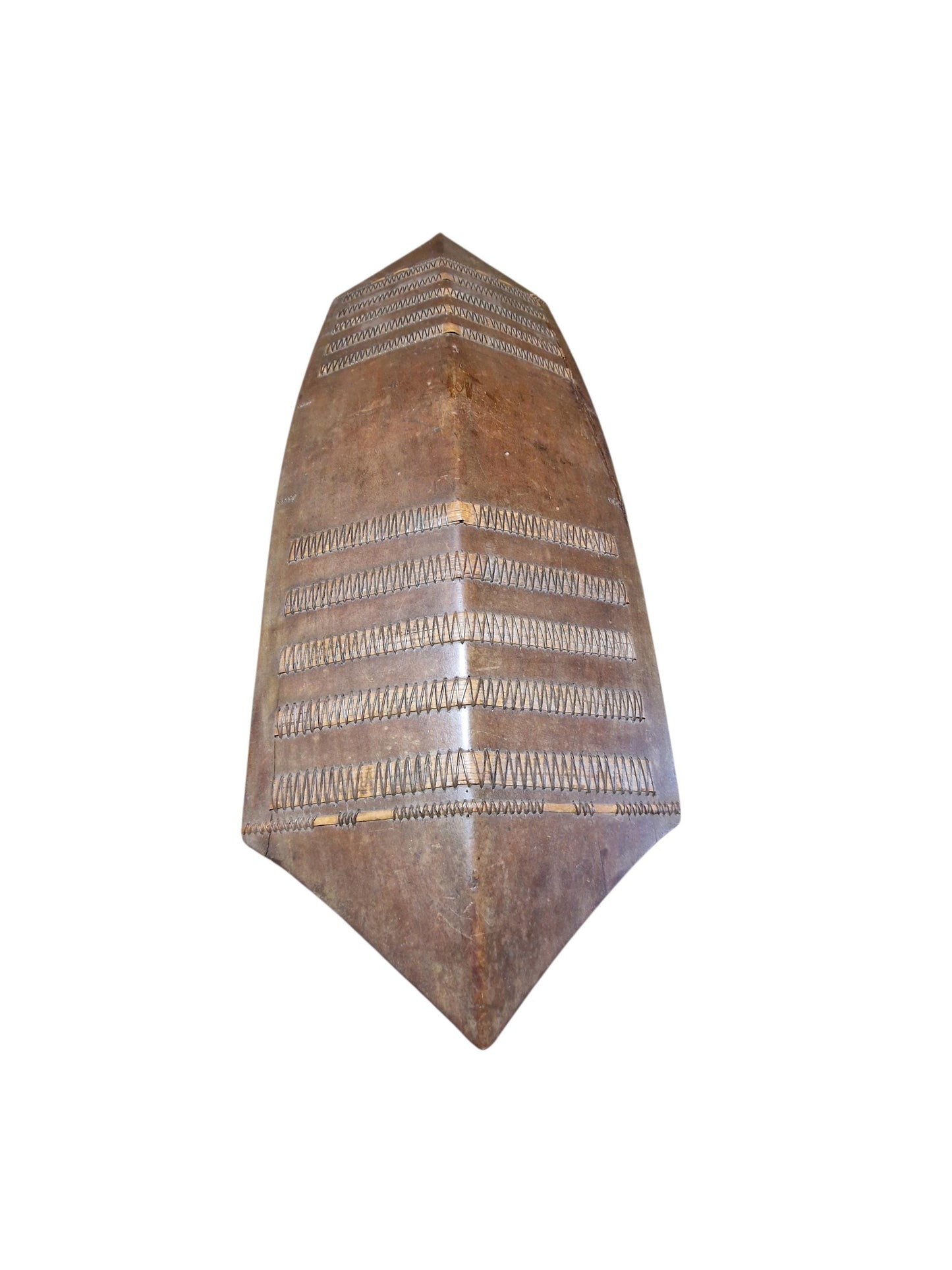 Authentic XL Dayak Mandau tribal shield – Borneo Tribal Headhunter tool. 19th