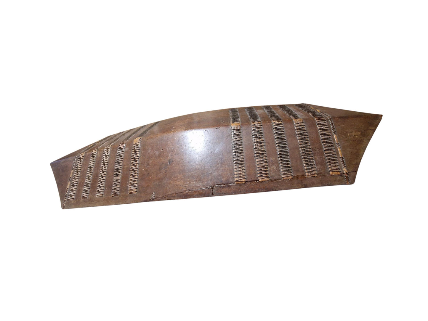Authentic XL Dayak Mandau tribal shield – Borneo Tribal Headhunter tool. 19th