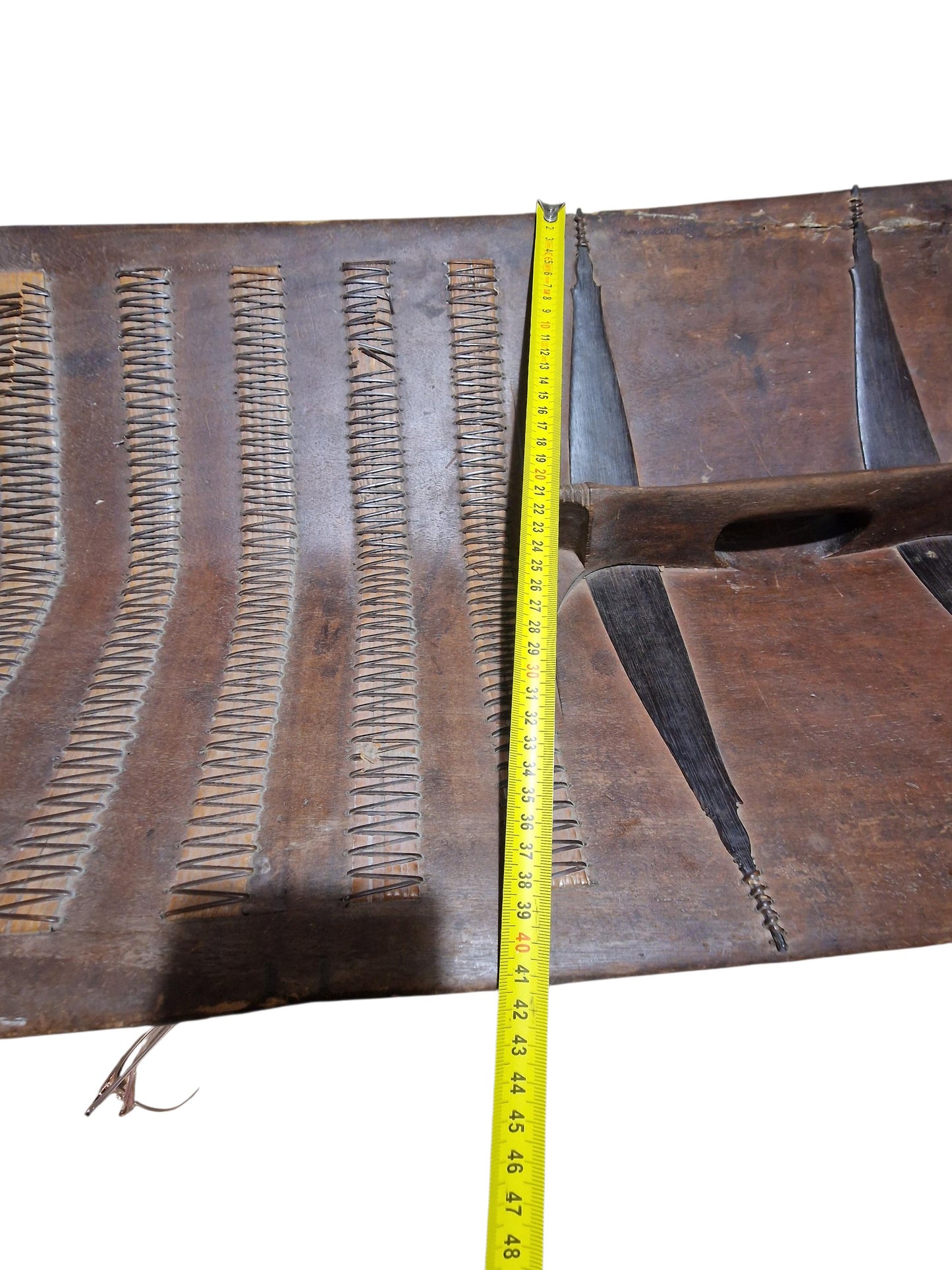 Authentic XL Dayak Mandau tribal shield – Borneo Tribal Headhunter tool. 19th