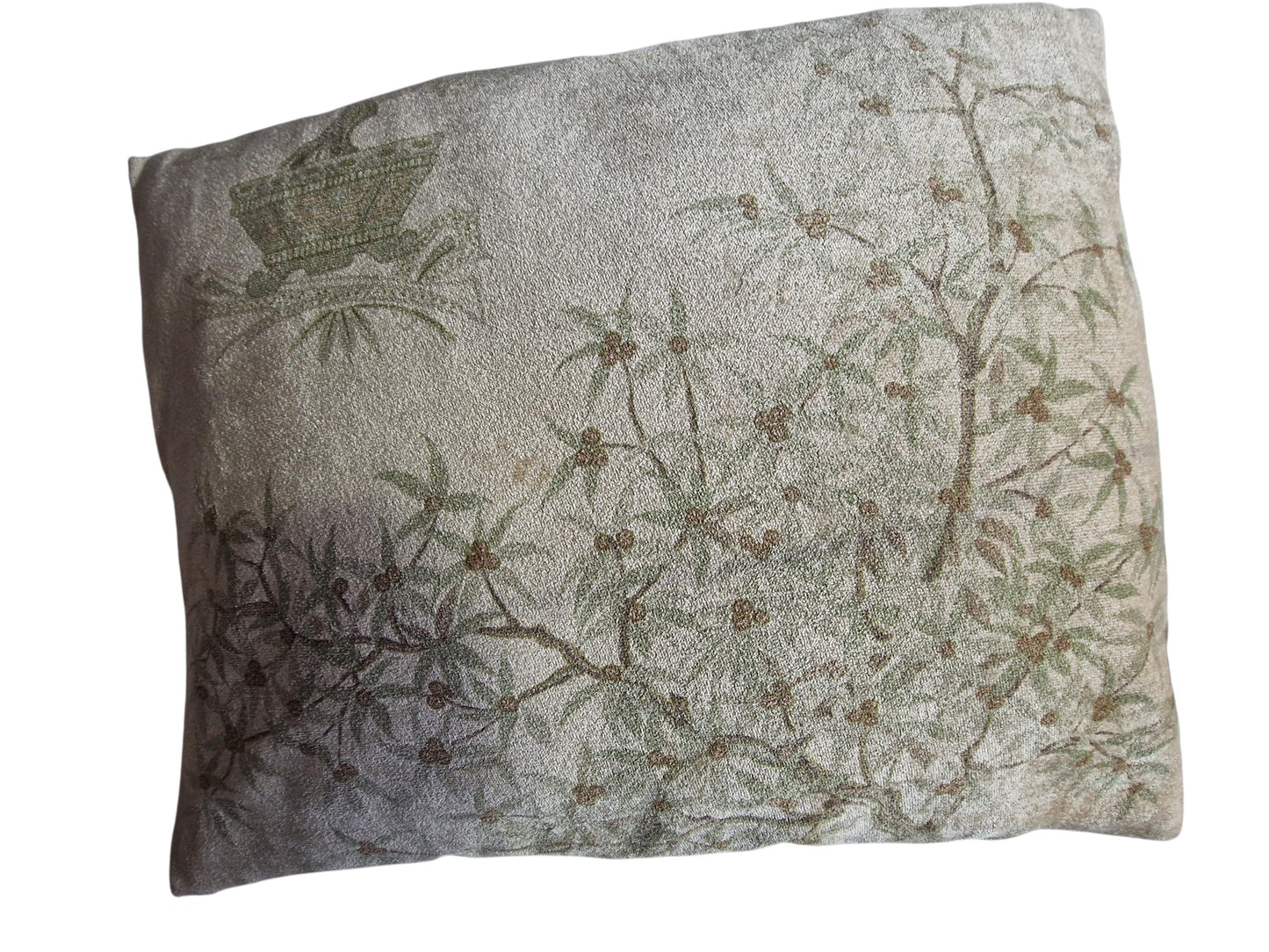 A set of 2 opulent victorian cushions, Sierkussens, filled feather, vintage cushion pillow gobelin
