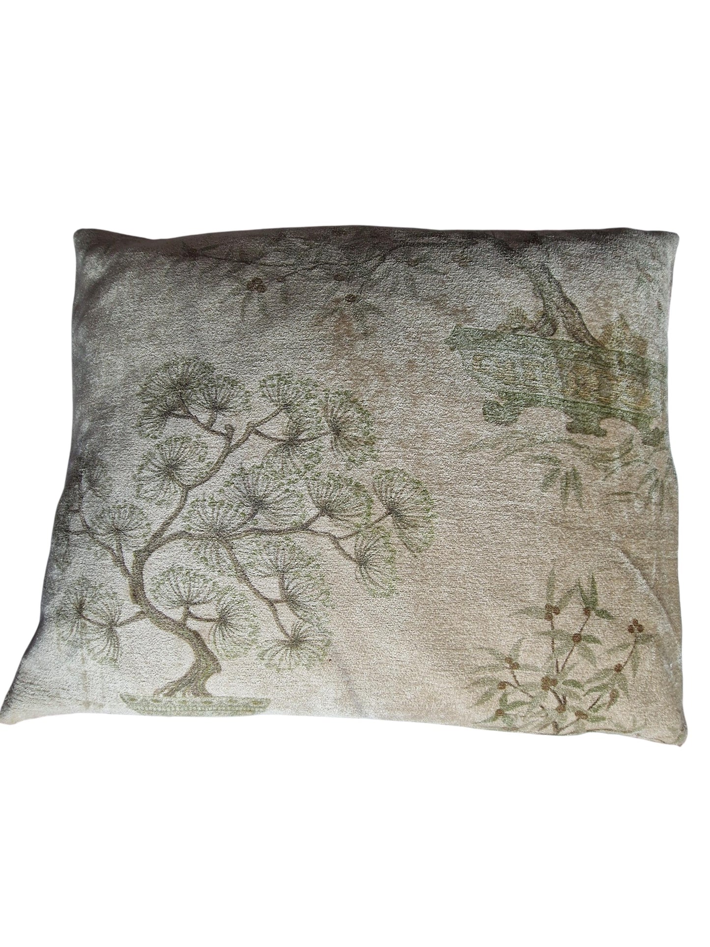A set of 2 opulent victorian cushions, Sierkussens, filled feather, vintage cushion pillow gobelin