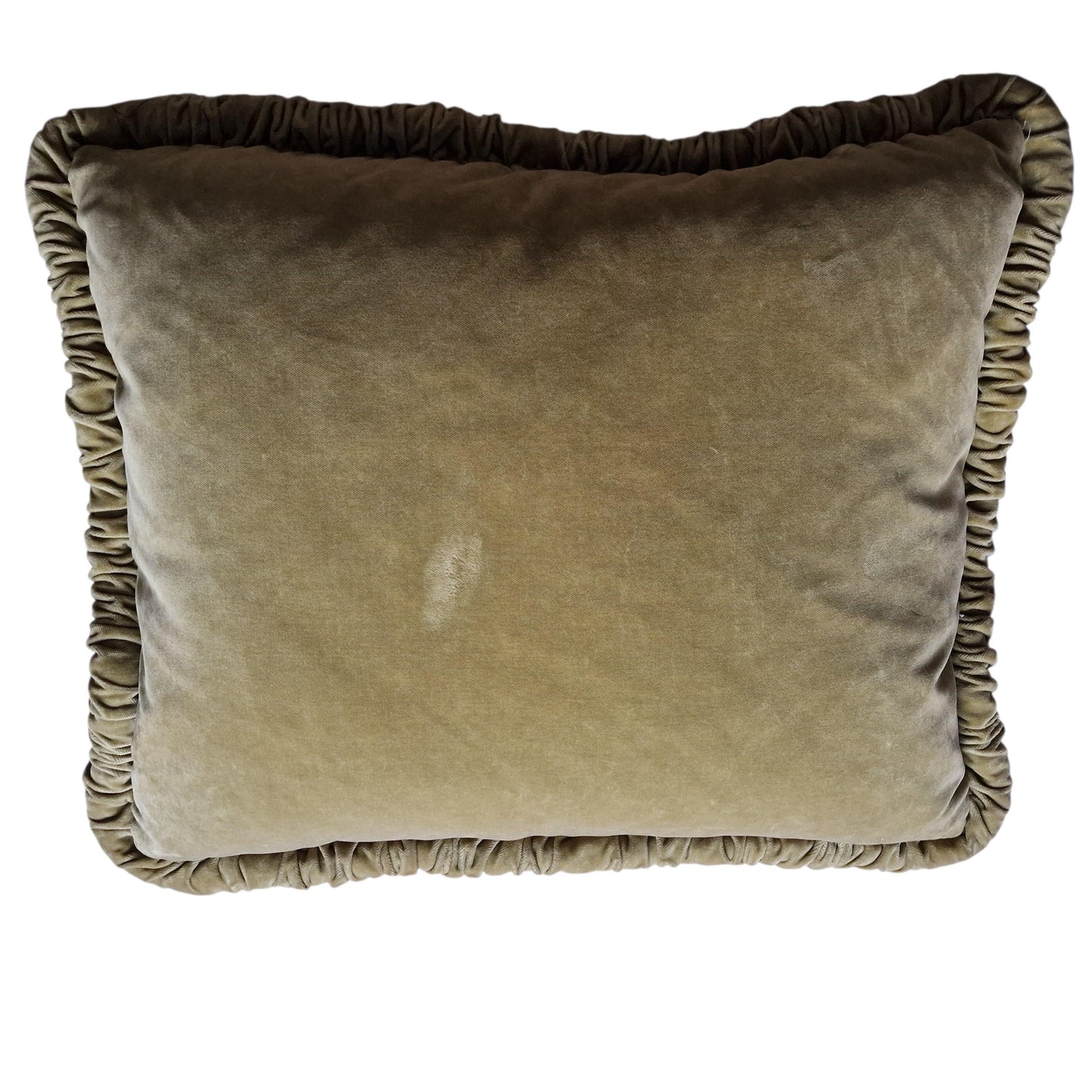 A set of 2 opulent victorian cushions, Sierkussens, filled feather, vintage cushion pillow gobelin