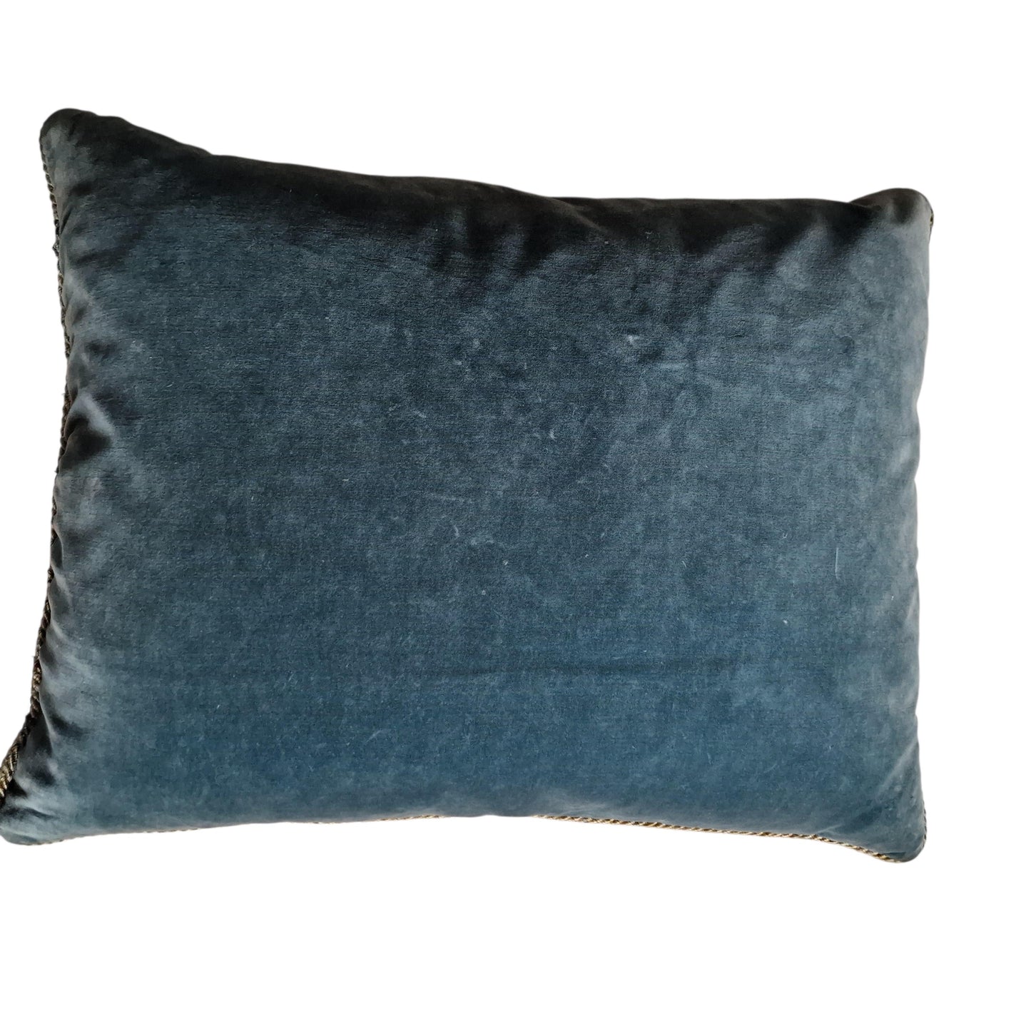 A set of 2 opulent victorian cushions, Sierkussens, filled feather, vintage cushion pillow gobelin