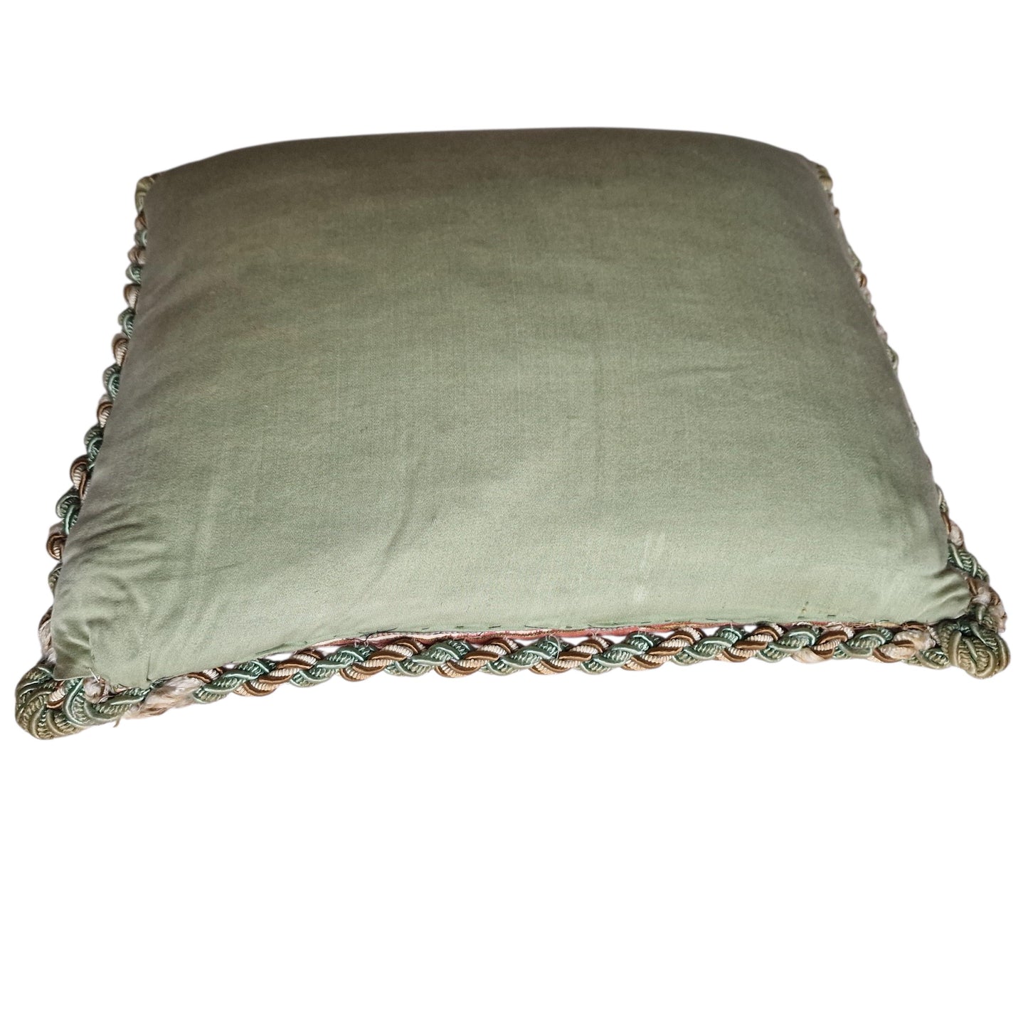An opulent victorian cushion, Sierkussen, filled feather, vintage cushion pillow gobelin cottage huntinglodge fauteuil
